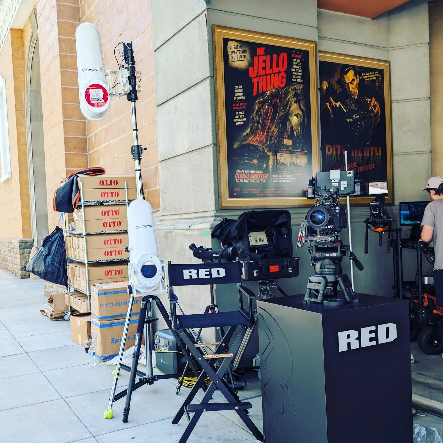 We've landed @cine_gear_expo this weekend to showcase our Lightbridge "Fiber-over-Air" for Live Broadcast solution with our friends @reddigitalcinema @iodynepro. Come by Booth 33 and say " Show me the Light" for some free swag!