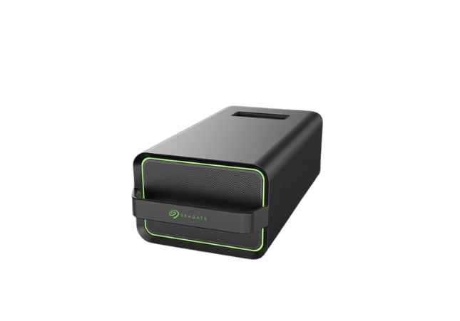 Black Seagate enterprise encrypted SSD/HDD RAID5 storage device