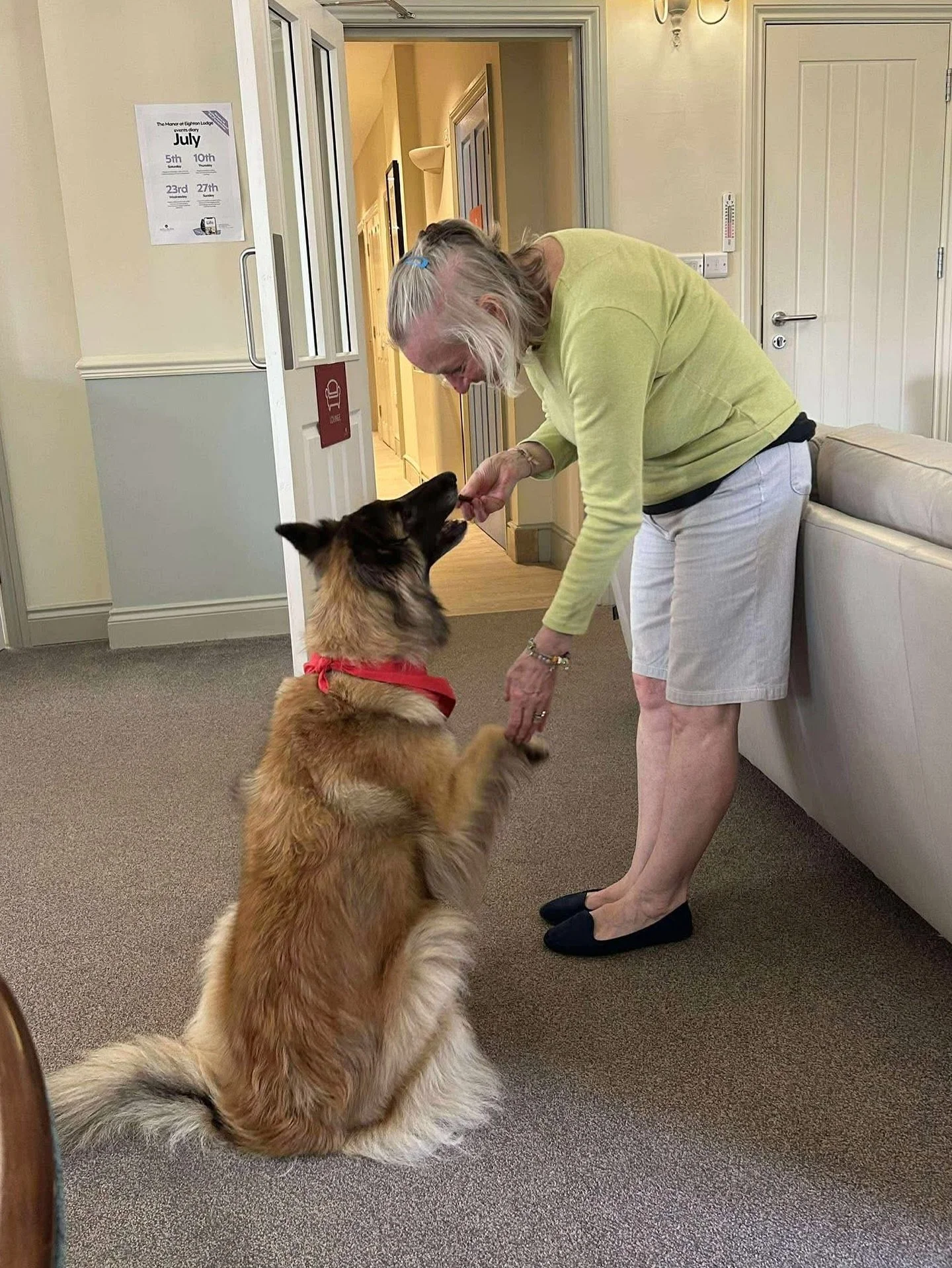 Our Manor homes have thoroughly enjoyed the last week at Wellburn💜✨

The clients at The Manor at Eighton Lodge enjoyed a visit from @wag_company who were wagging their tails with joy and fur-tunately spreading smiles!🐕 There was a trip out to Shild