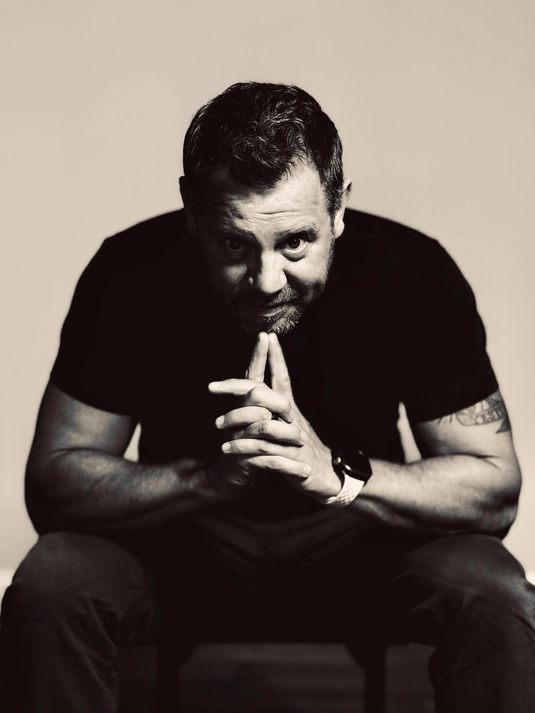 pensive author