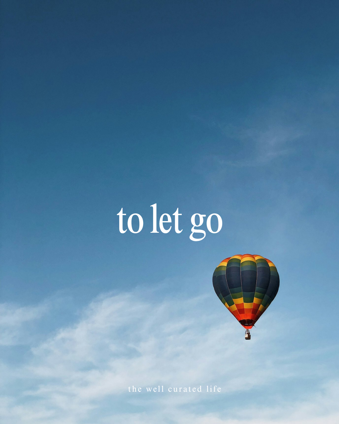 To Let Go