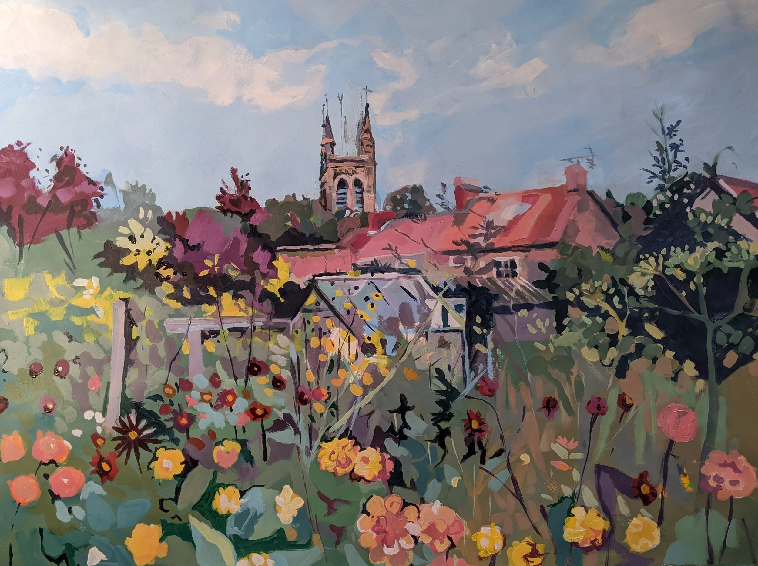 Allotment view - Helmsley