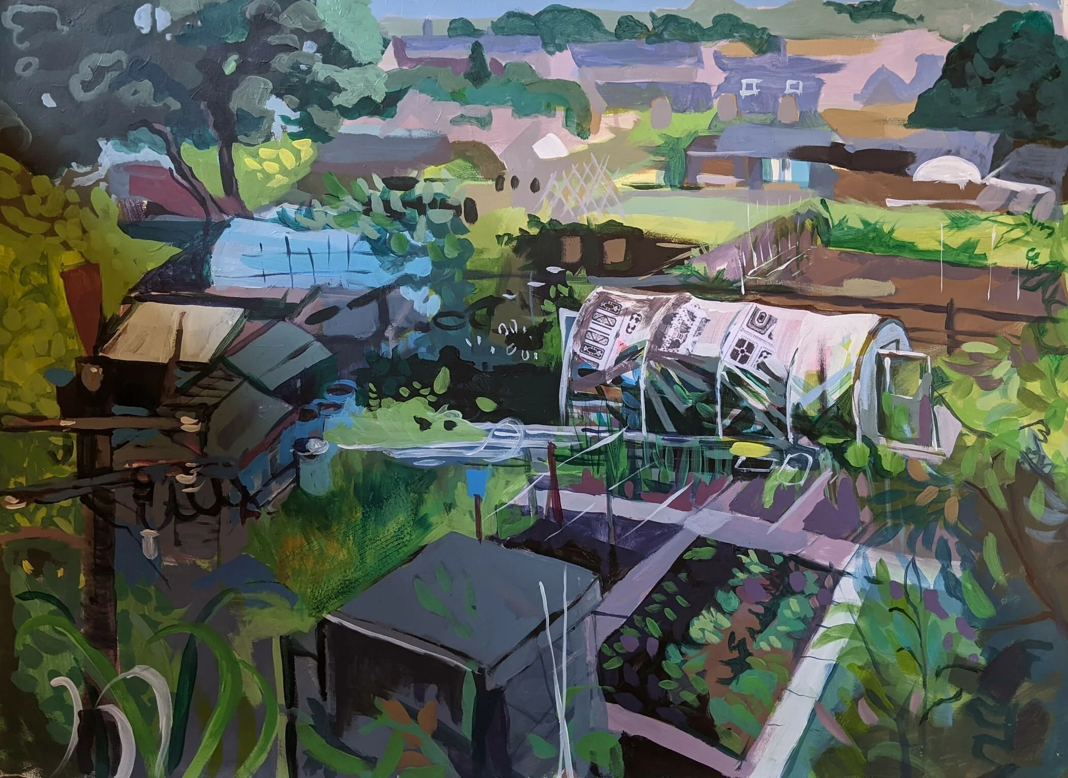 Distant View Over the allotment