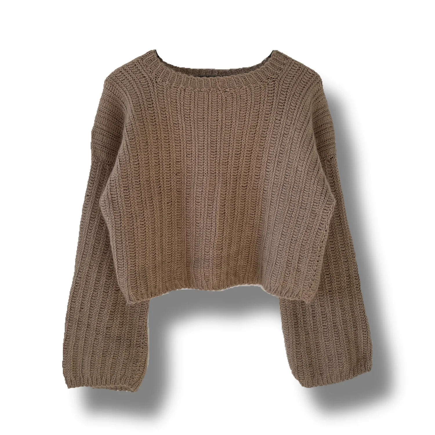 Quarter Zip Sweater Brown Sweater Zara Sweater Womens ZARA Ribbed