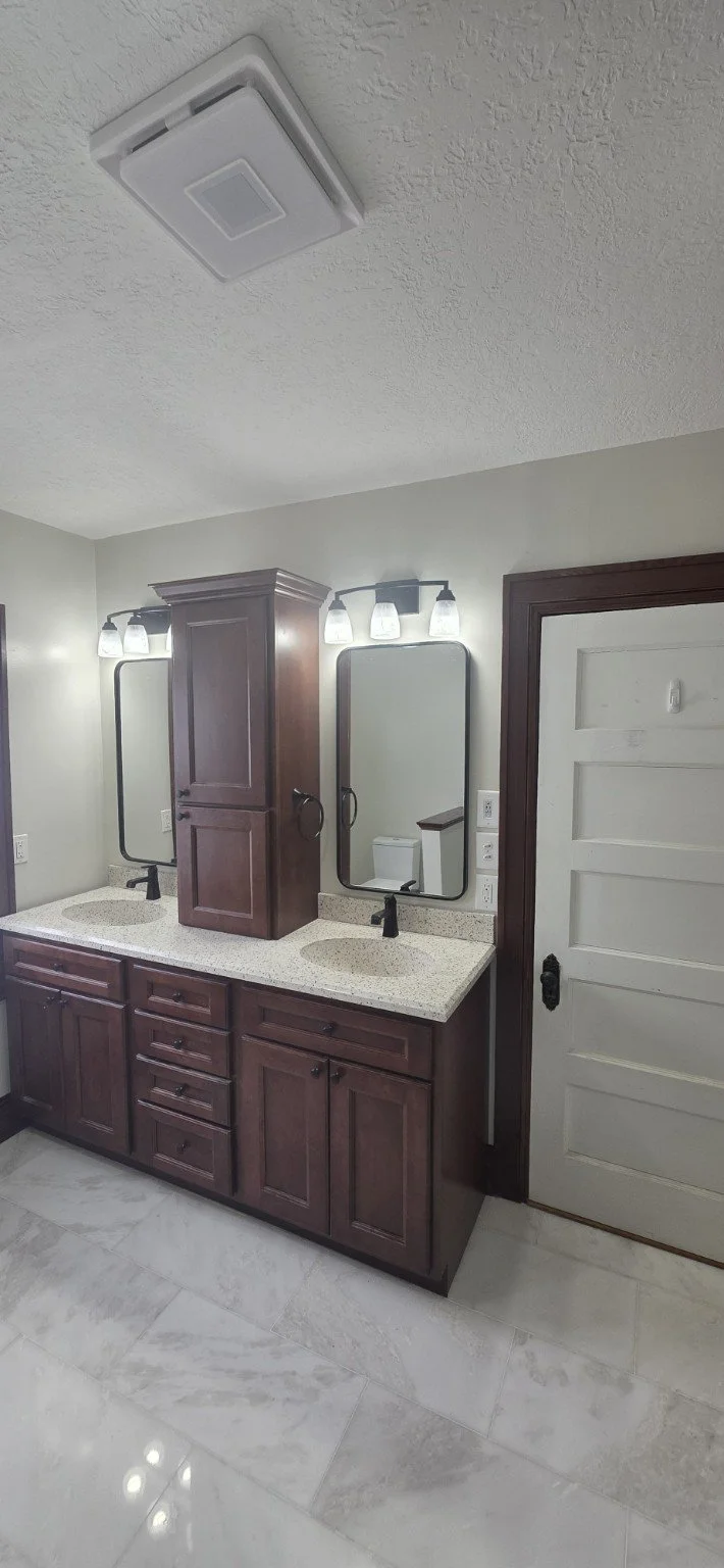 Bathroom vanity renovation