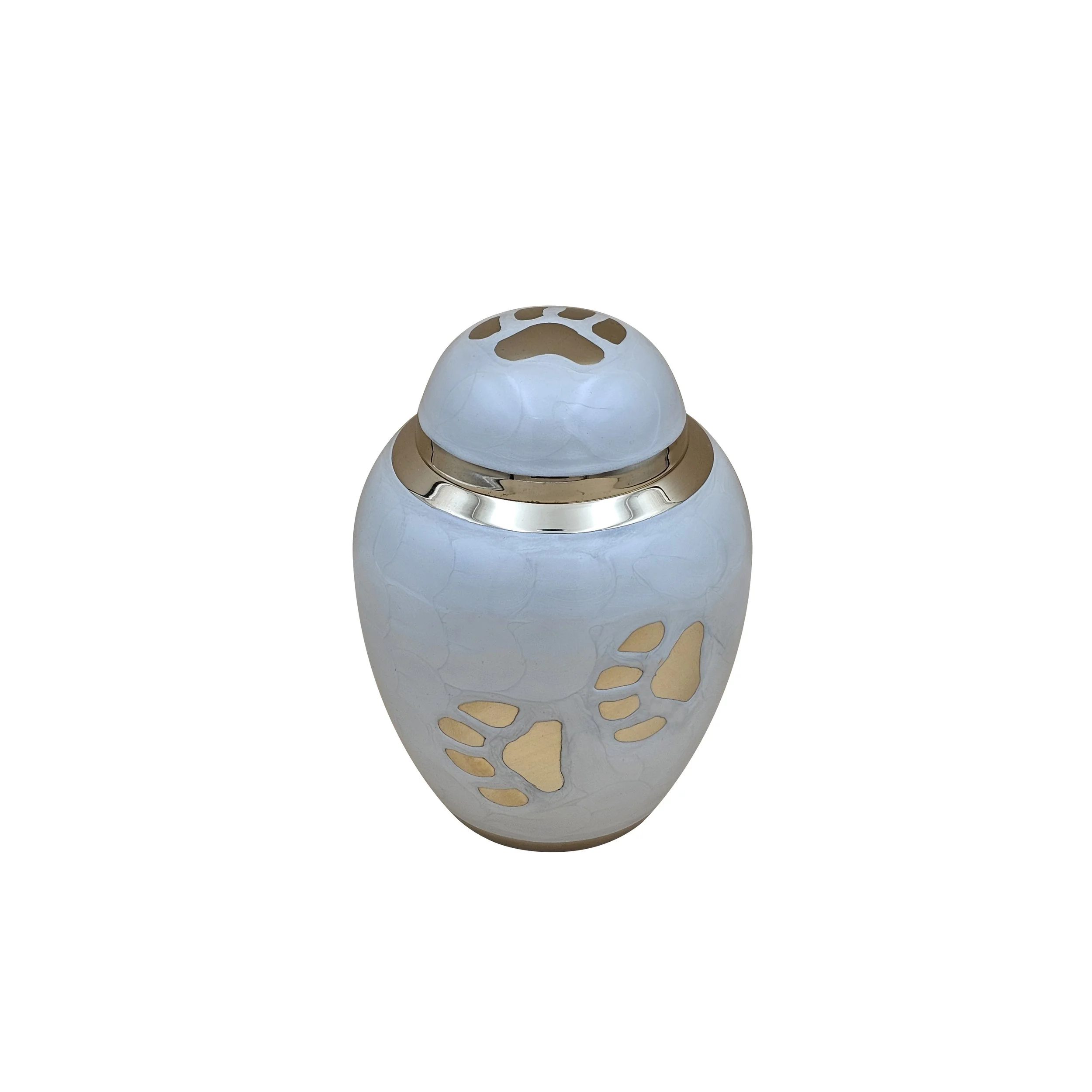Paw Print Memorial Pet Urn
