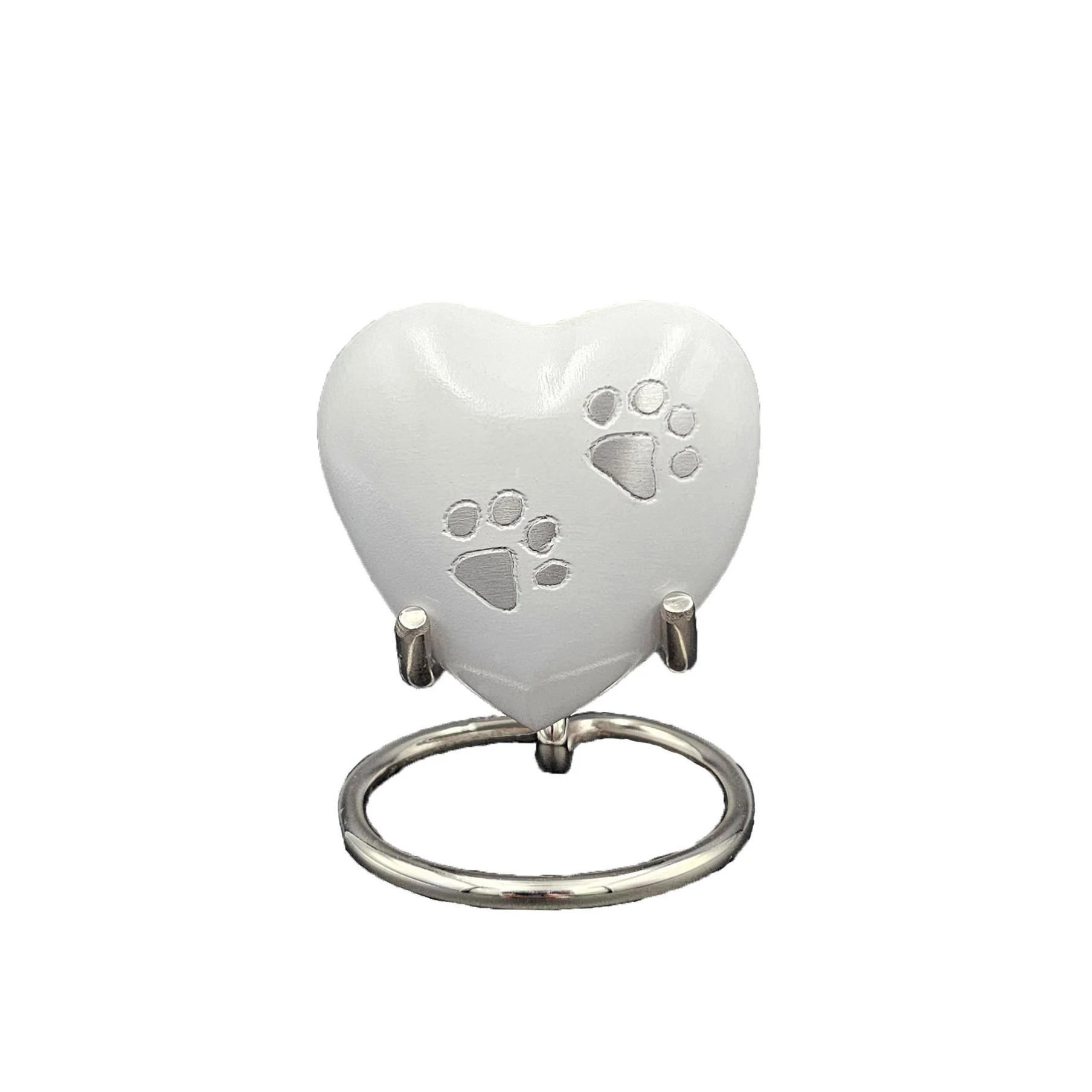 White Keepsake urn and stand zoomed (1).jpg