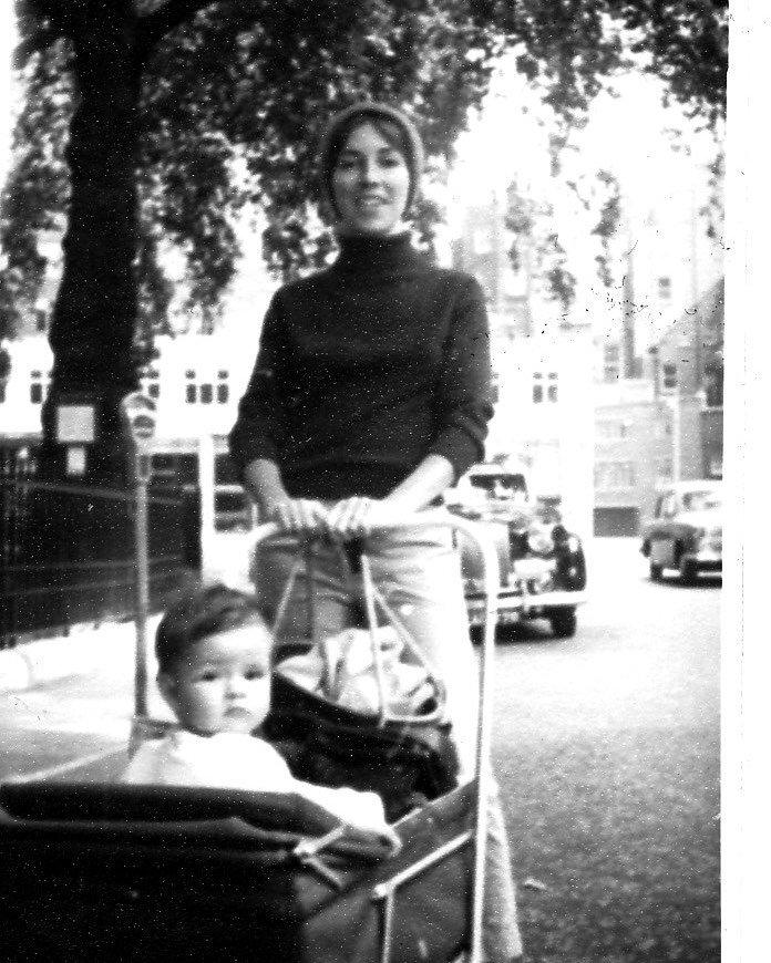 My mother and I - fascinating , charismatic , beautiful and somewhere else - Happy Mother's Day