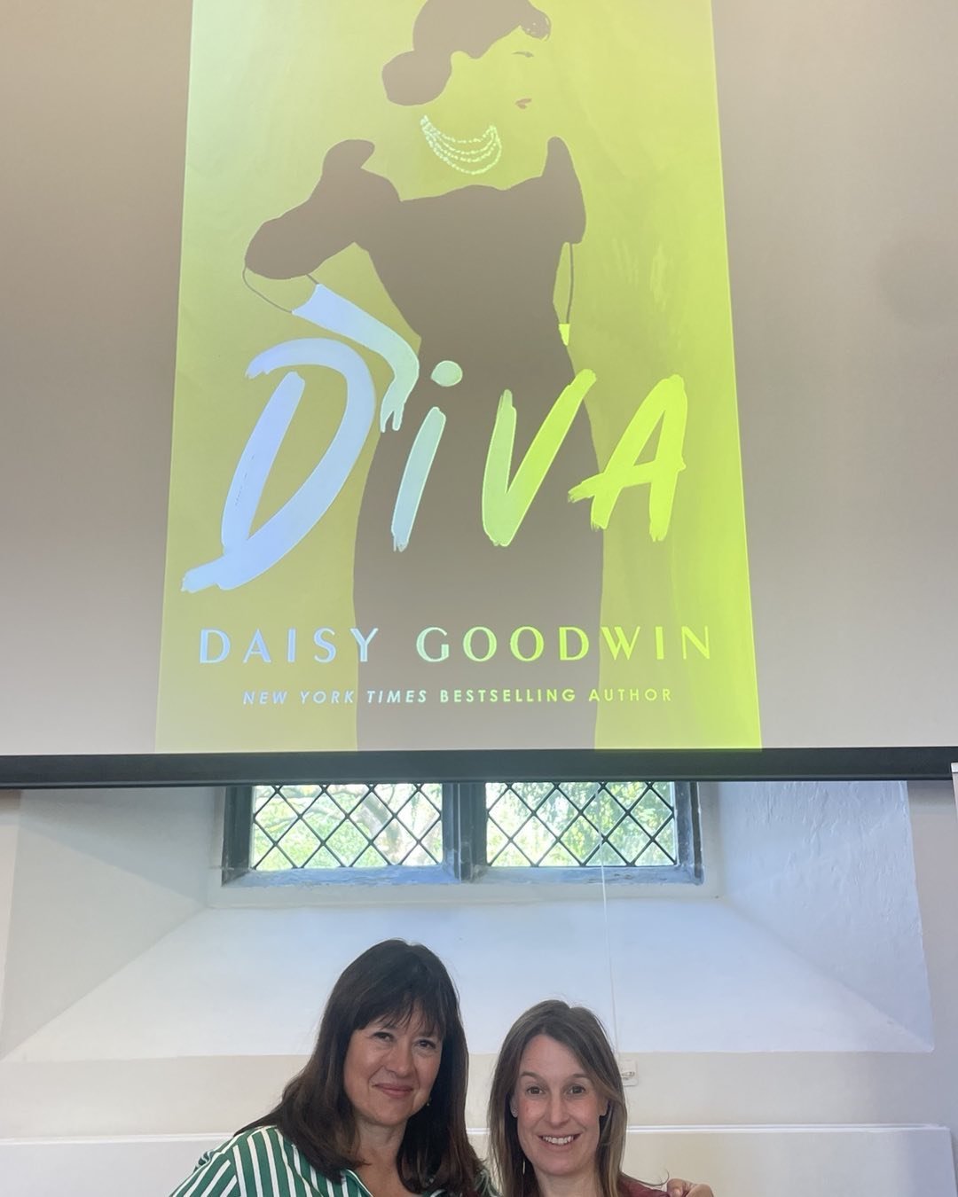 With the lovely @natashapoliszczuk at @winchester_books_festival  ready to #Diva