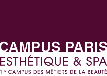 Logo du campus Paris pour des soins esthétiques et spa, spécialisation dans les métiers de la beauté.