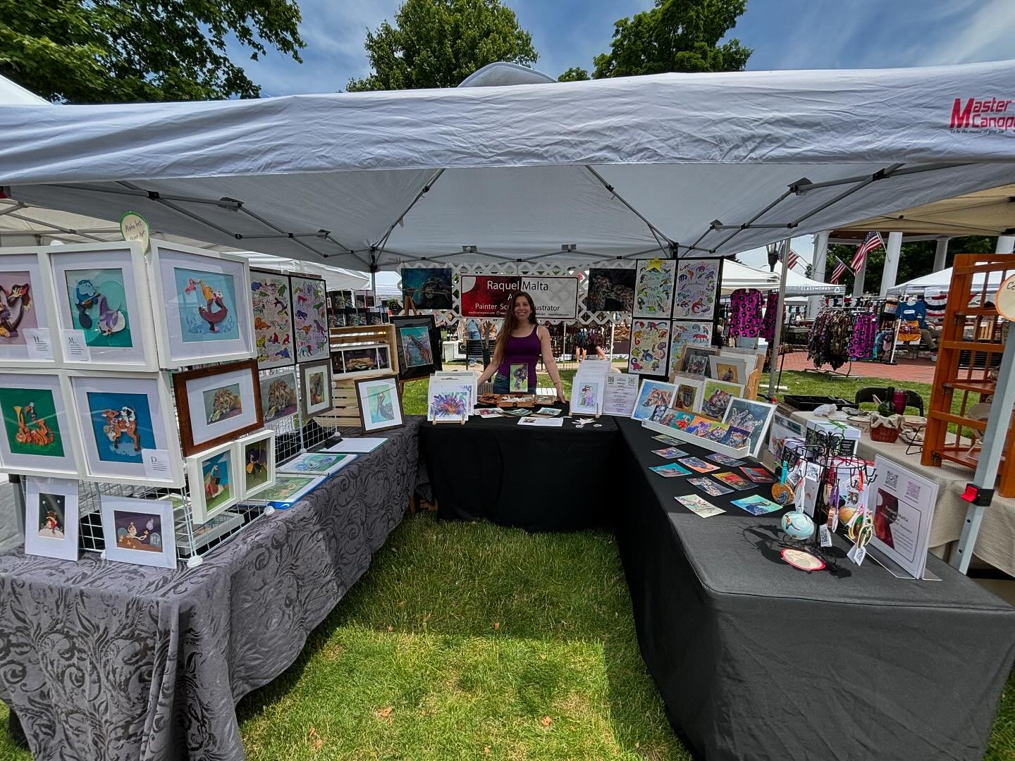 It is a beautiful sunny day in Westwood, come say hi or come by for cool art by myself and an awesome collection of vendors!
.
#shopsmall #nyartist #rocklandartist #westwoodnj #craftfair