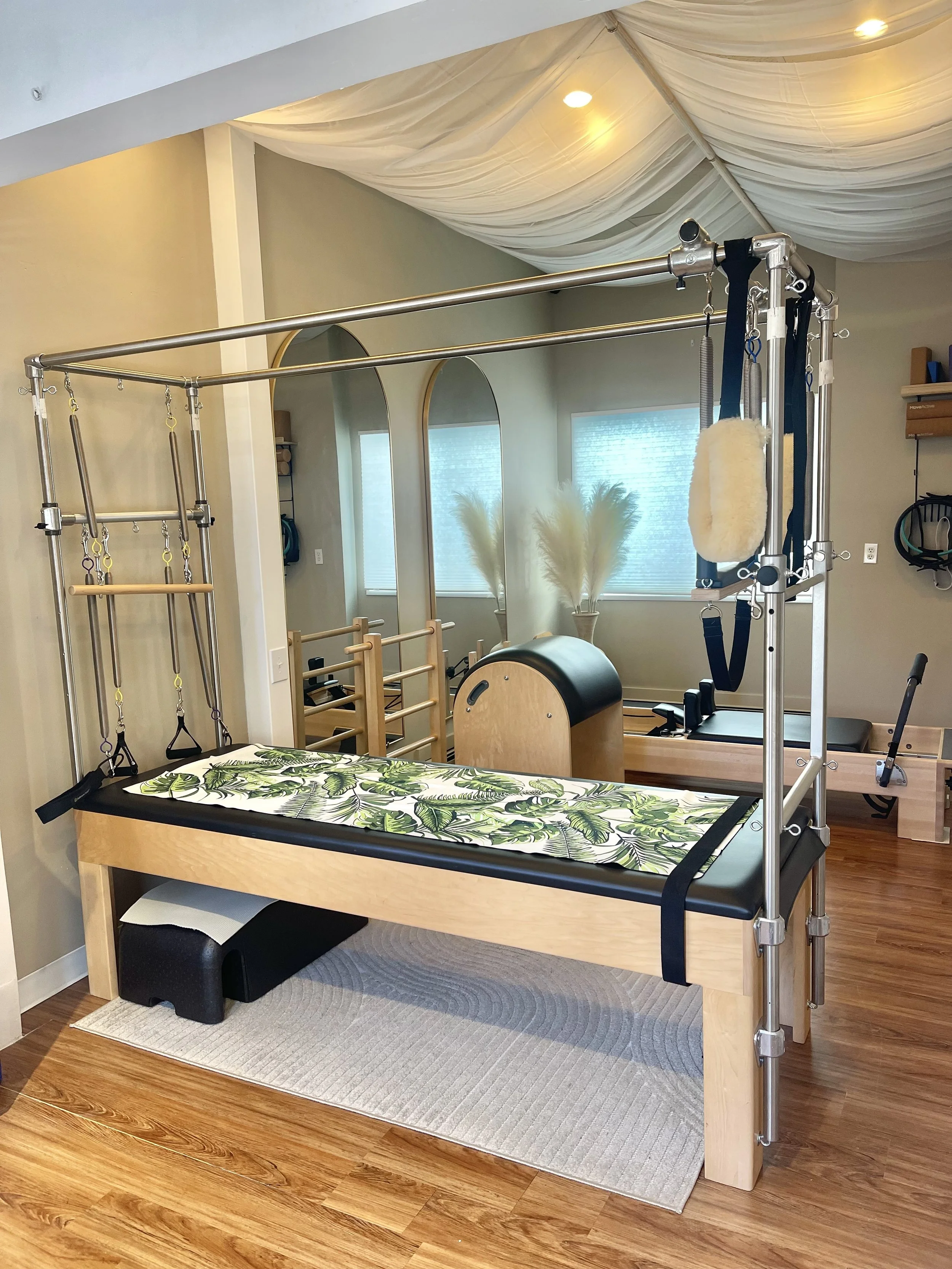 Pilates private room sessions in North End Tacoma's private studio.