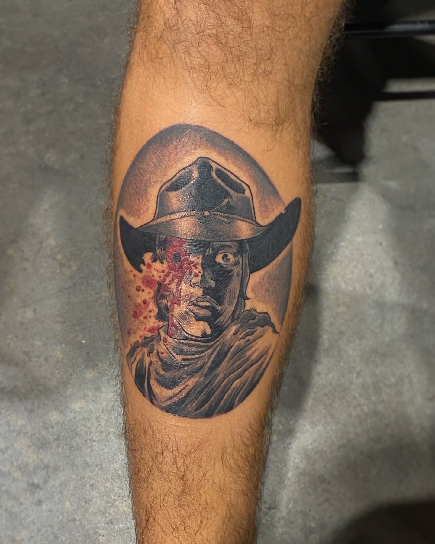 What I got to create on the first day of @animeink_con 🤙🏽&hearts;️ thank you my love, I look forward to seeing how it heals 😈 stay tuned to see the process!