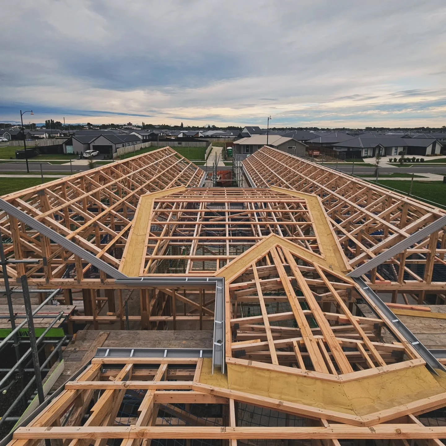 Roof going on courtesy of @placemakerschristchurch