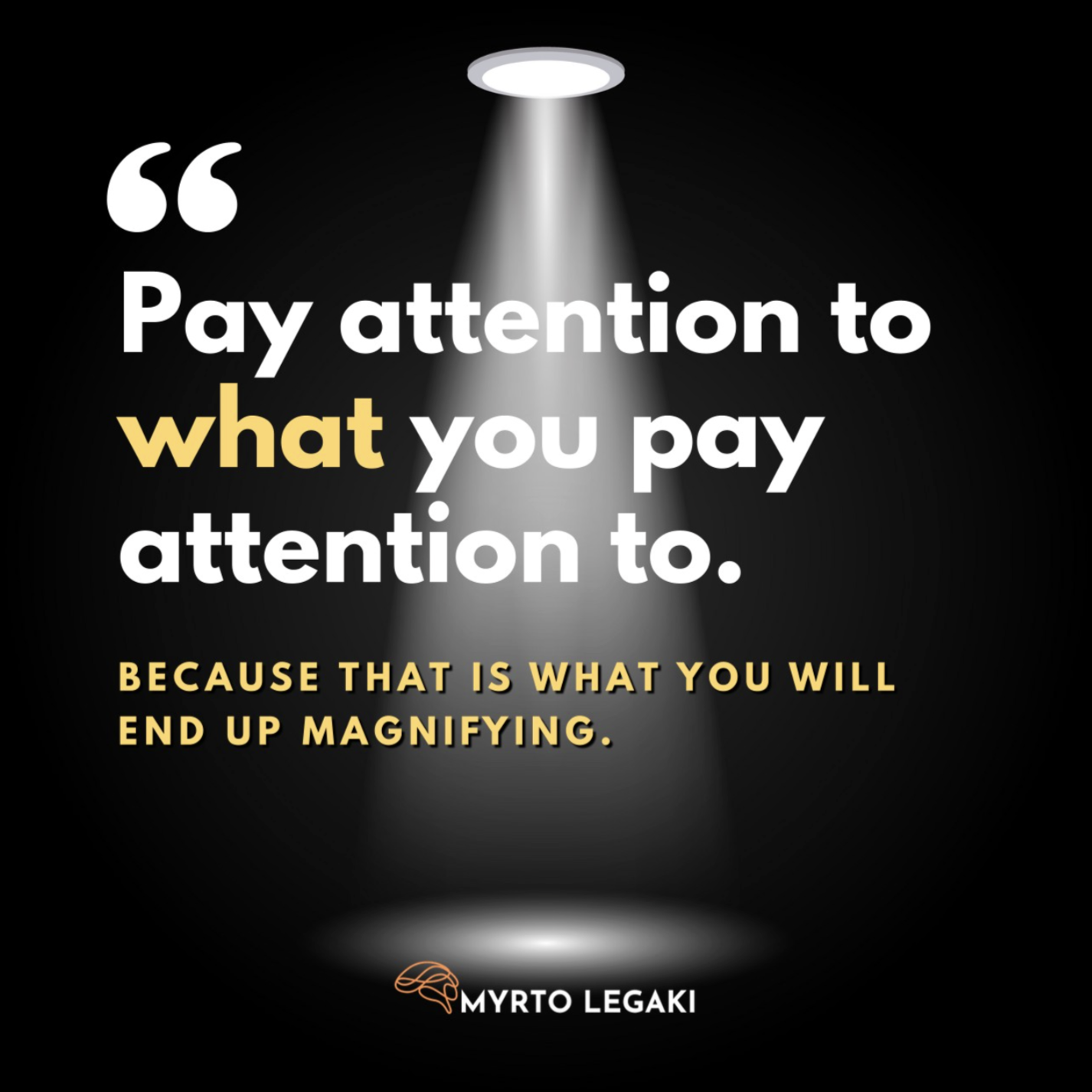 Pay Attention To What you Pay Attention To: Leading with Focus &amp; Intention