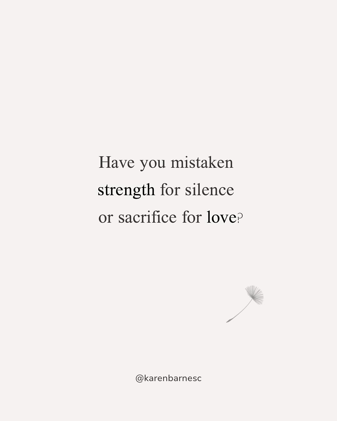 We&rsquo;ve been taught to be strong.
To be selfless.
To hold it all together.

But what if the kind of strength you&rsquo;ve been taught is actually keeping you silent?

And what if real love begins when you stop abandoning yourself?

The full