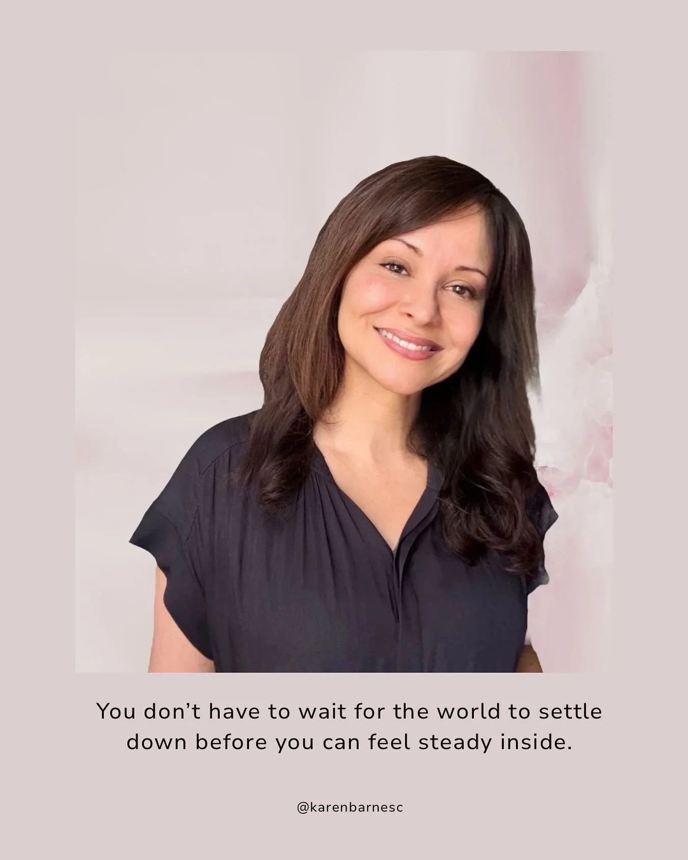 You don&rsquo;t have to wait for the world to settle down before you can feel steady inside.

That&rsquo;s something I&rsquo;ve learned&hellip;

and it&rsquo;s something I help others discover too.

Because if you keep waiting for the external noi