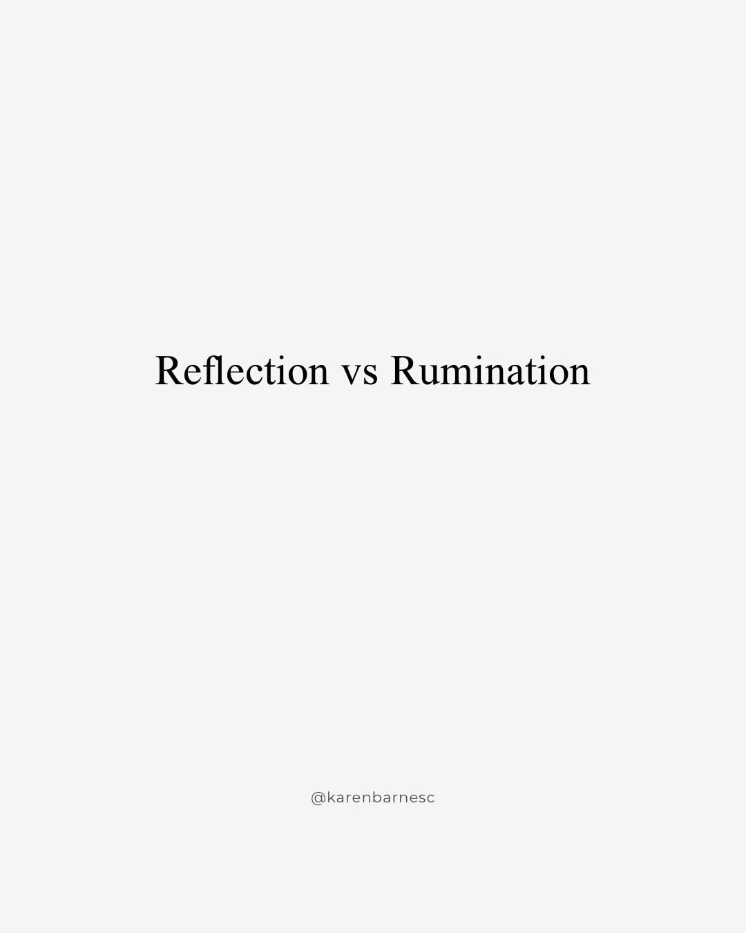 Rumination can feel productive because your mind is constantly trying to &ldquo;work things out.&rdquo;

So you replay conversations.
Go back over situations.
Analyse behaviour.
Mentally rewrite what happened.
Search for the exact moment things chang