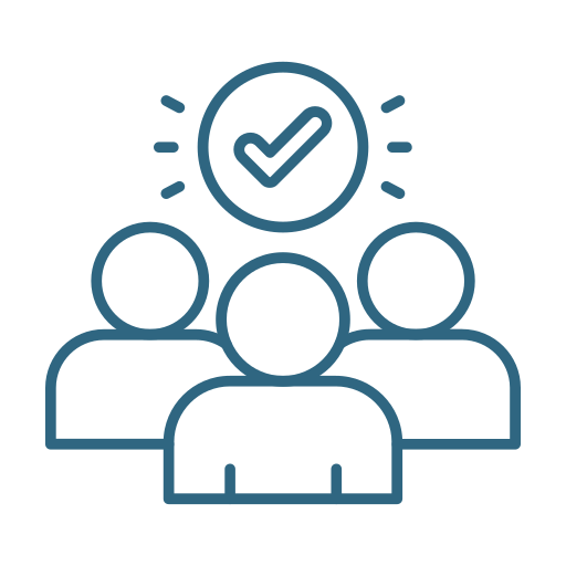 People icon representing behaviour change coaching and emotional wellbeing.