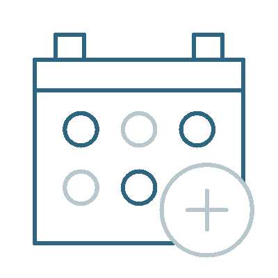 Calendar icon representing weekly worksheets.