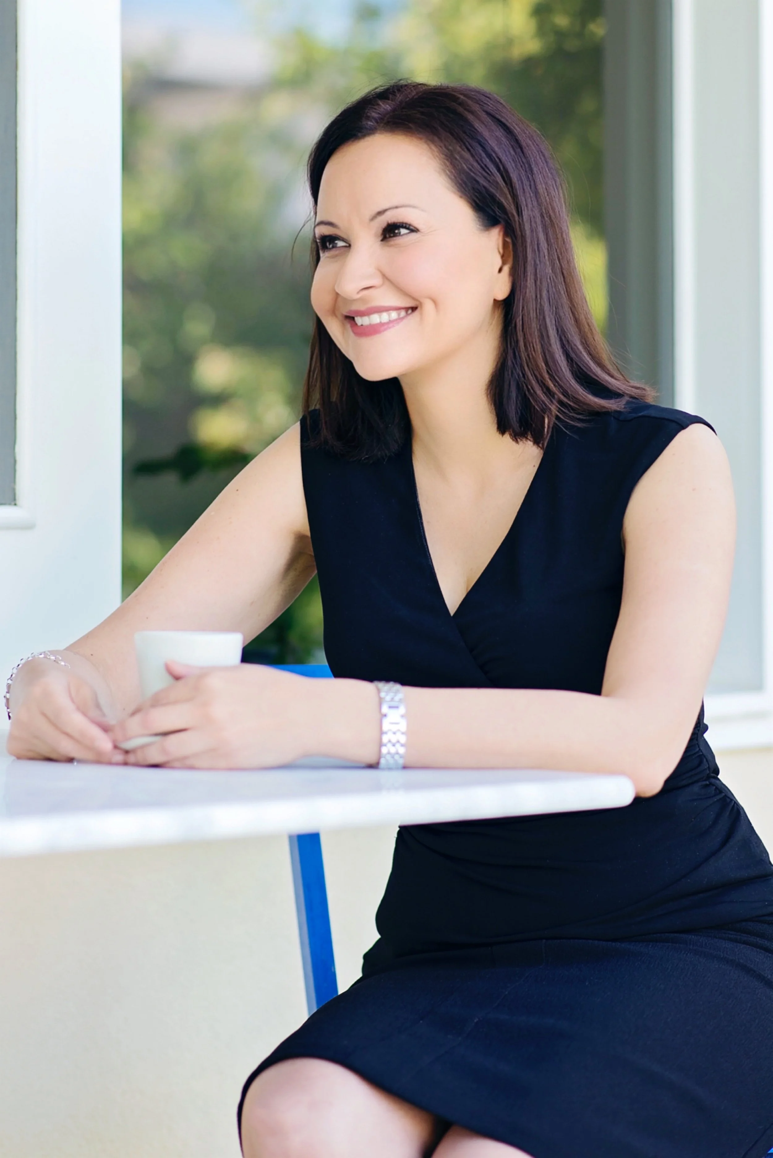 Portrait of Karen Barnes, self-worth and confidence coach.