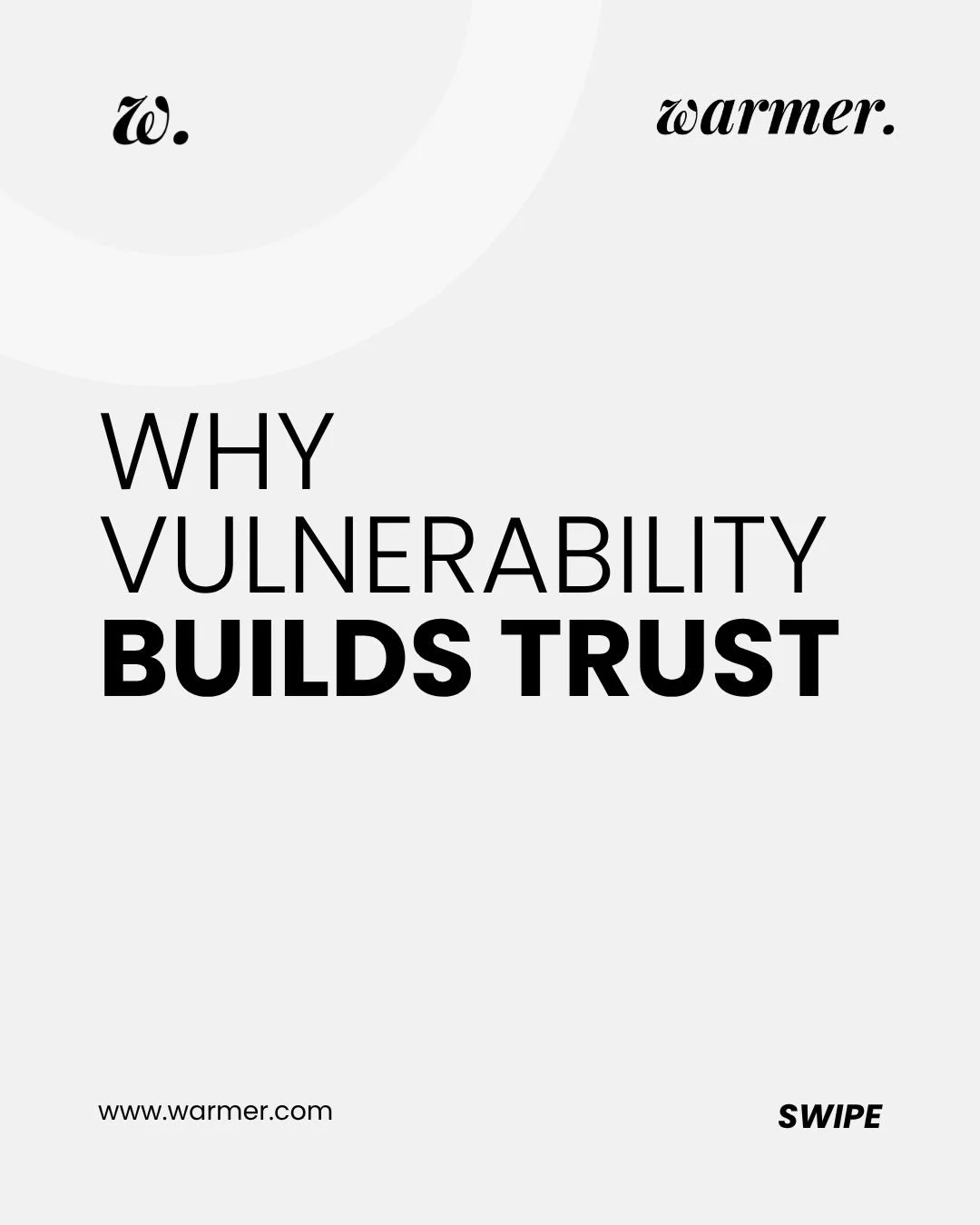 Vulnerability isn&rsquo;t weakness&mdash;it&rsquo;s how trust, closeness, and real friendships are built.
Opening up creates space for others to do the same, and that&rsquo;s where connection actually happens.

Warmer is built to make opening up feel