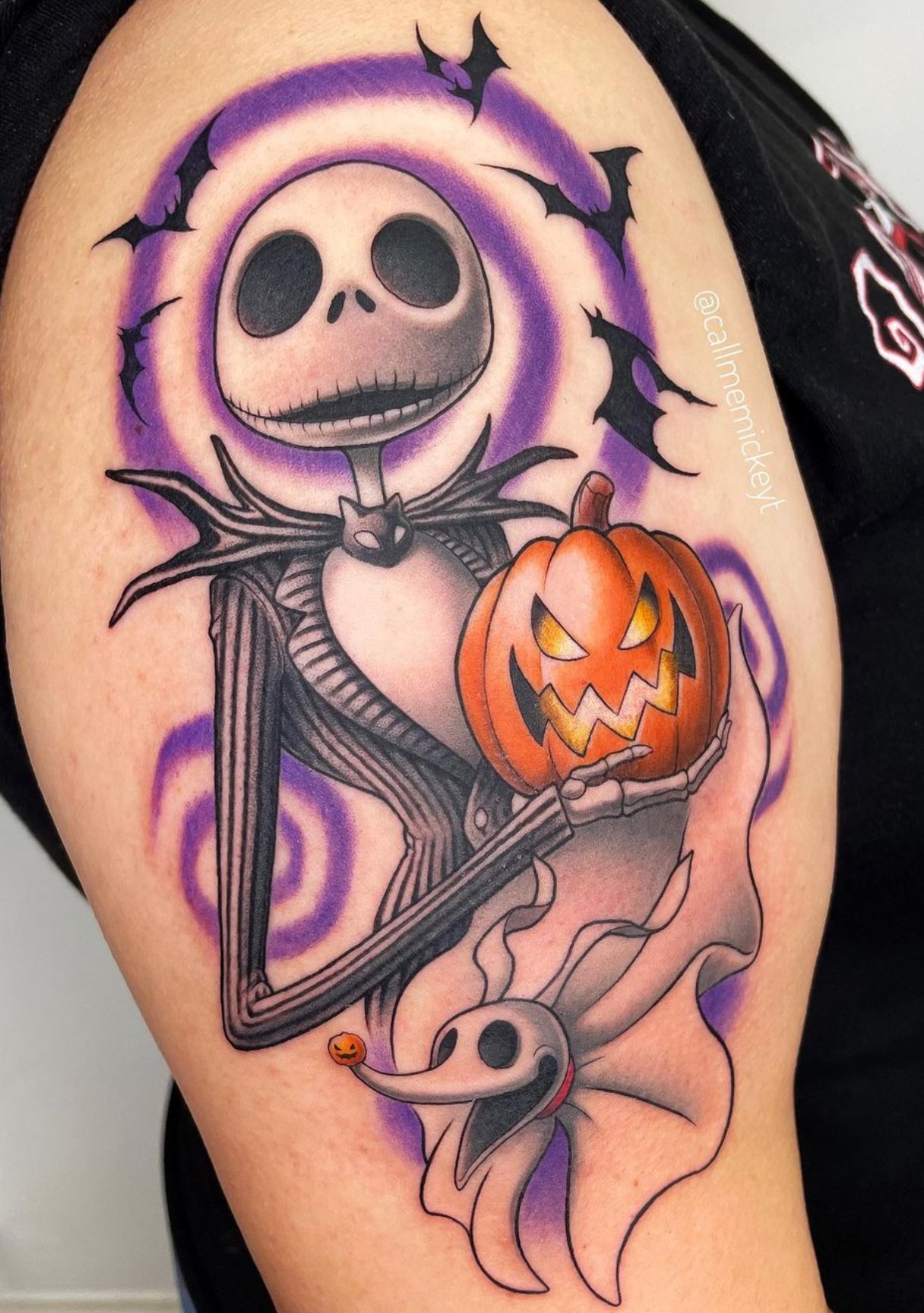 Jack Skellington Disney’s Nightmare Before Christmas tattoo