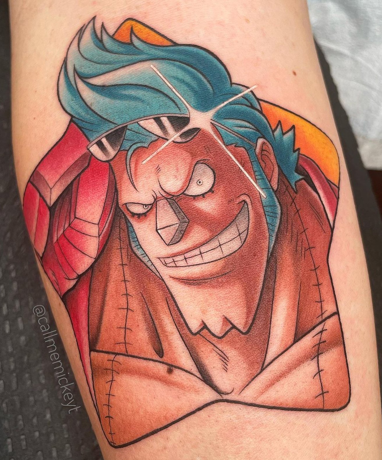 Franky Cutty Flam One piece tattoo