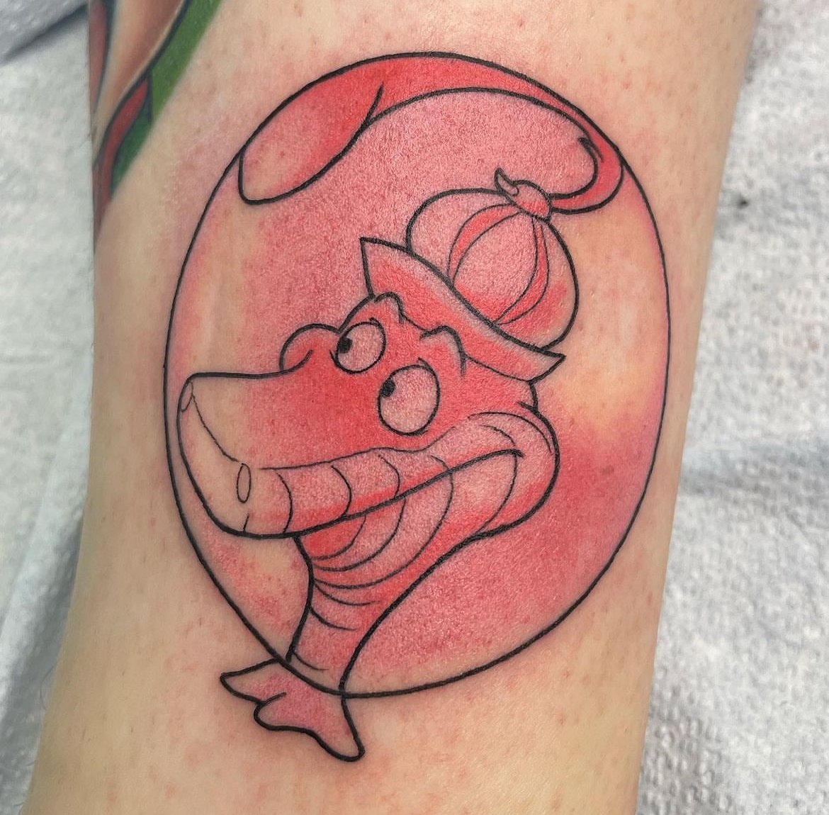 Sir hiss Disney Robin Hood tattoo