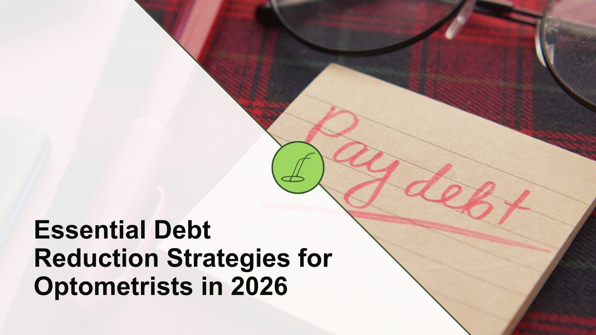 Essential Debt Reduction Strategies for Optometrists in 2026