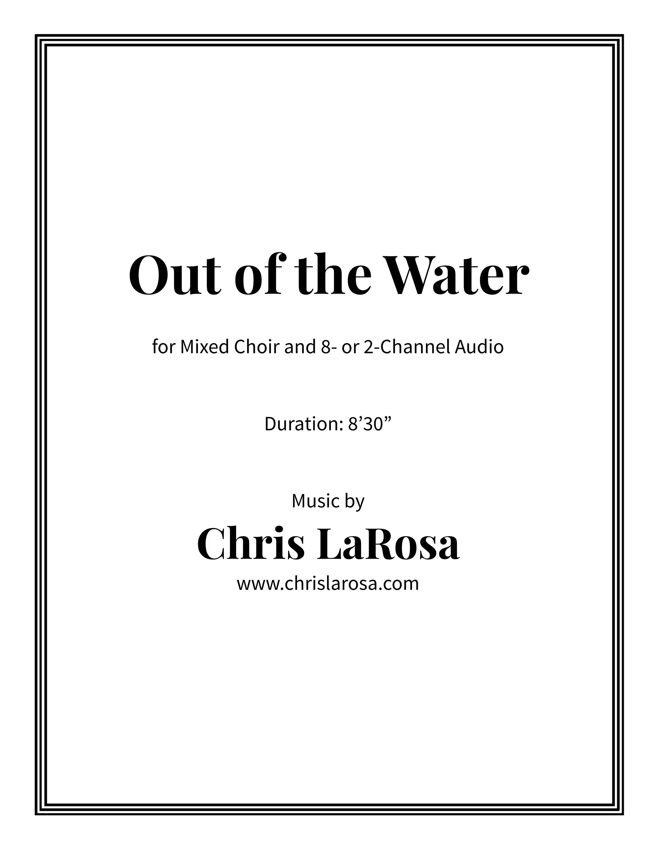 Out of the Water - LaRosa - Perusal.jpg