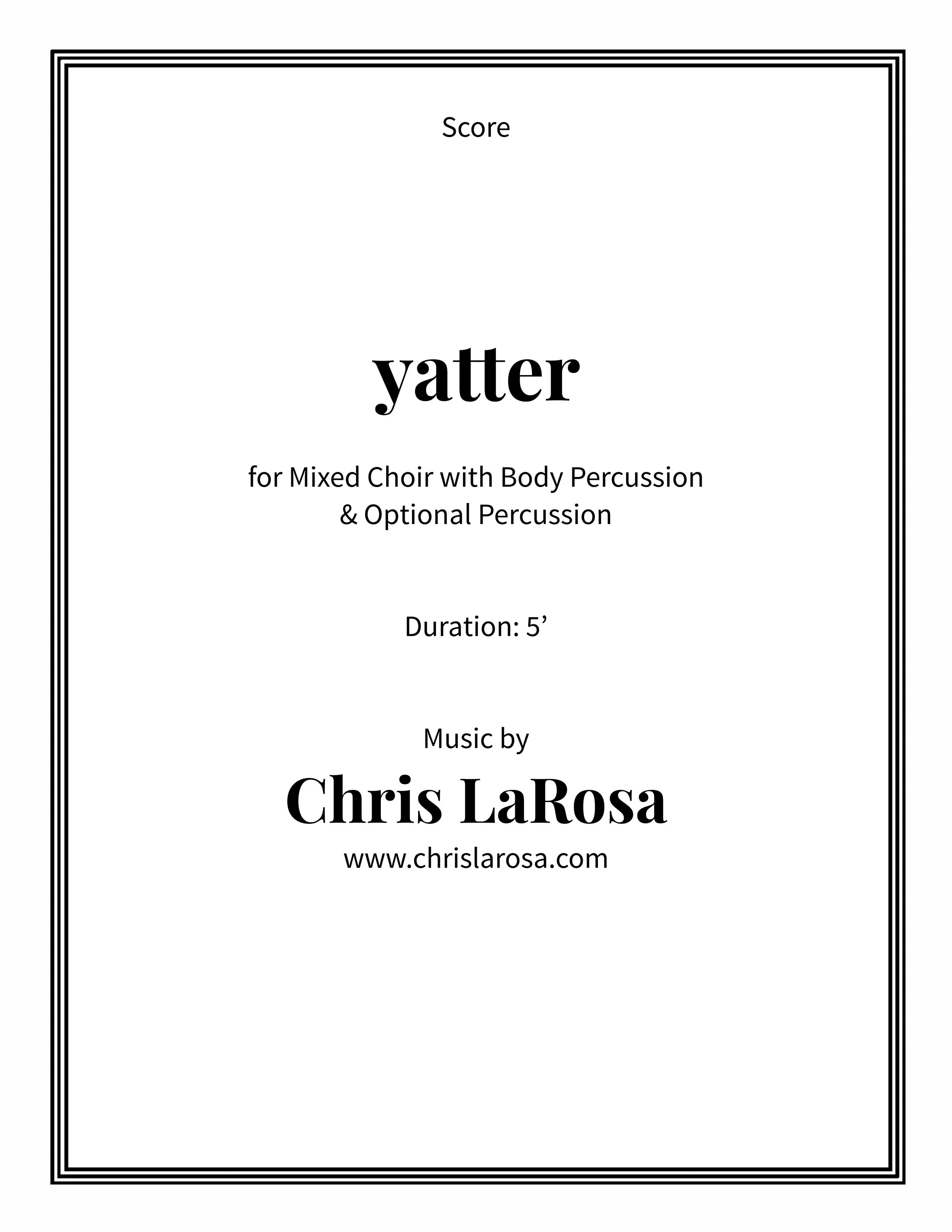 Yatter