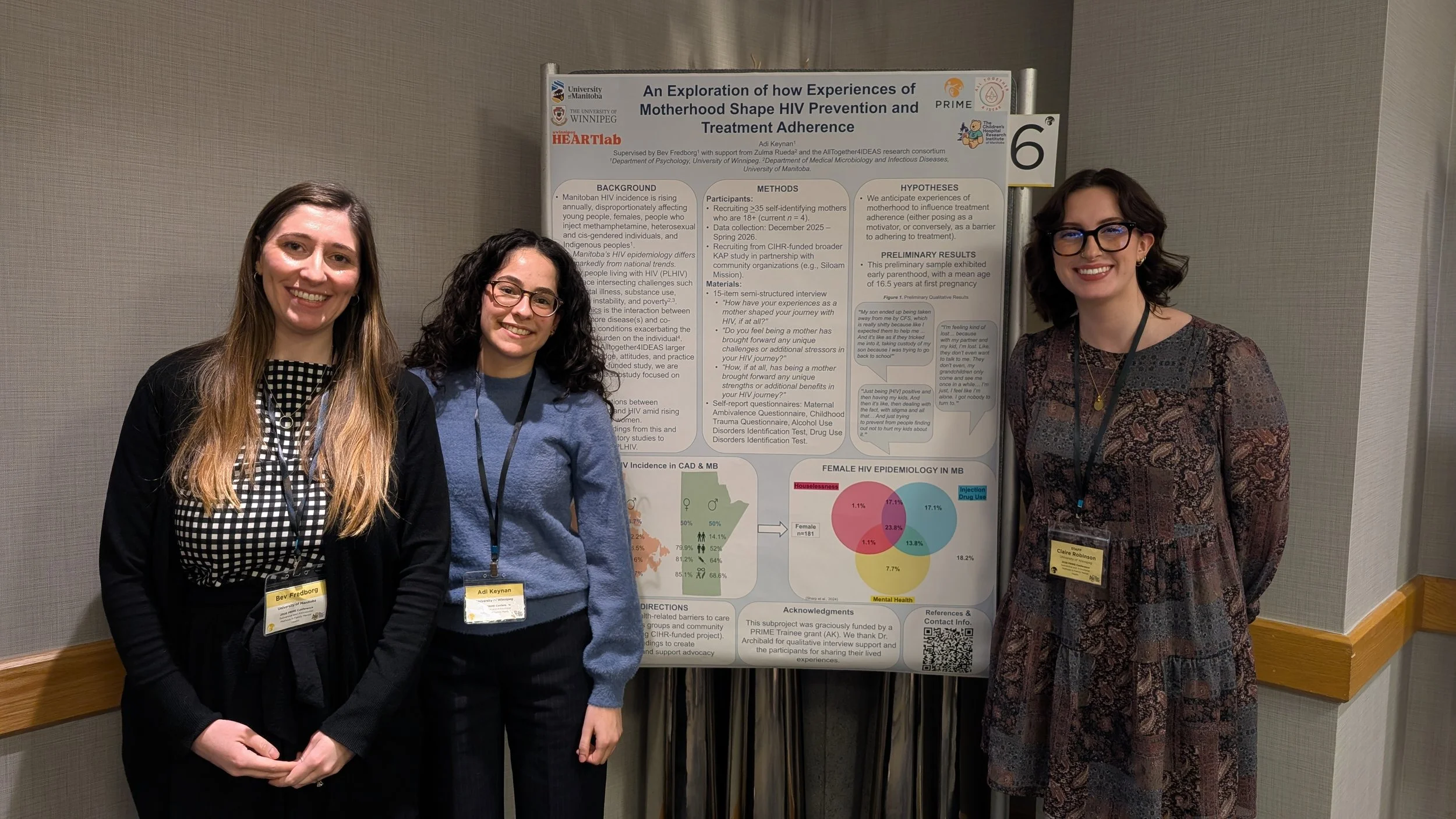 From left to right: Dr. Fredborg, Adi Keynan, Claire Robinson at the 3rd annual PRIME conference on January 21st.