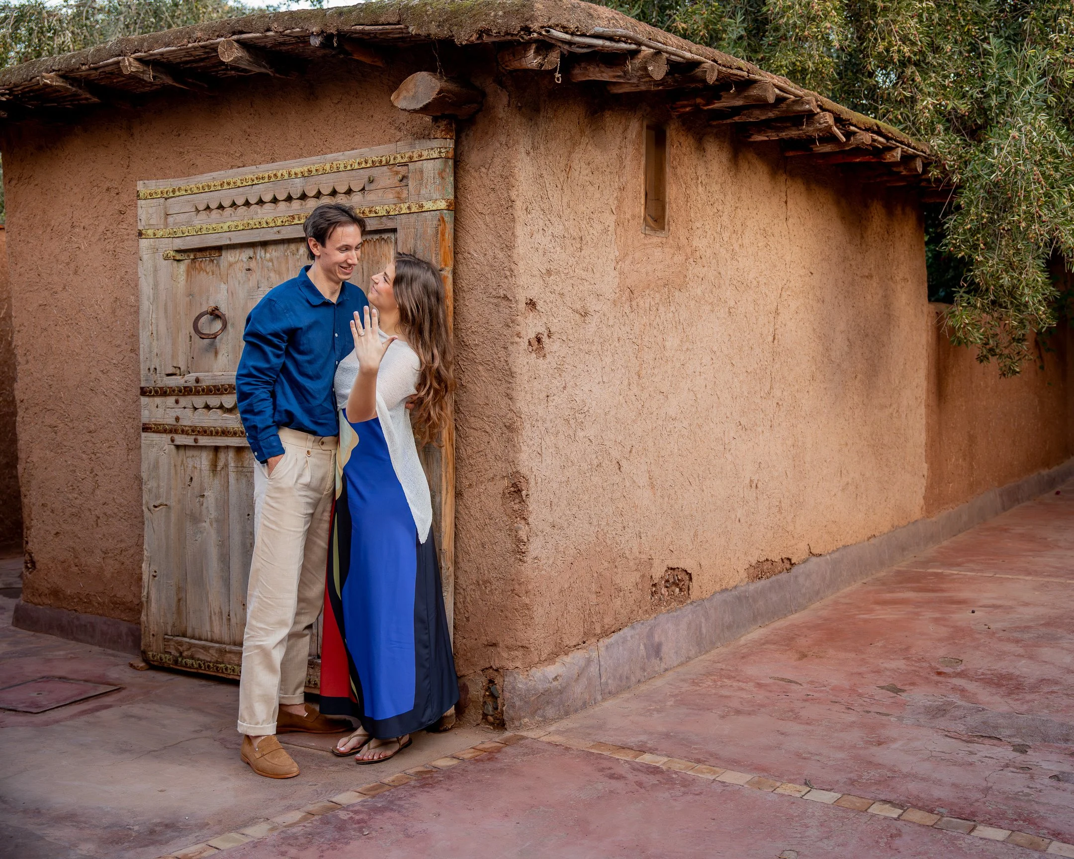 Capture your love story with a romantic couple or proposal photoshoot in Marrakech.