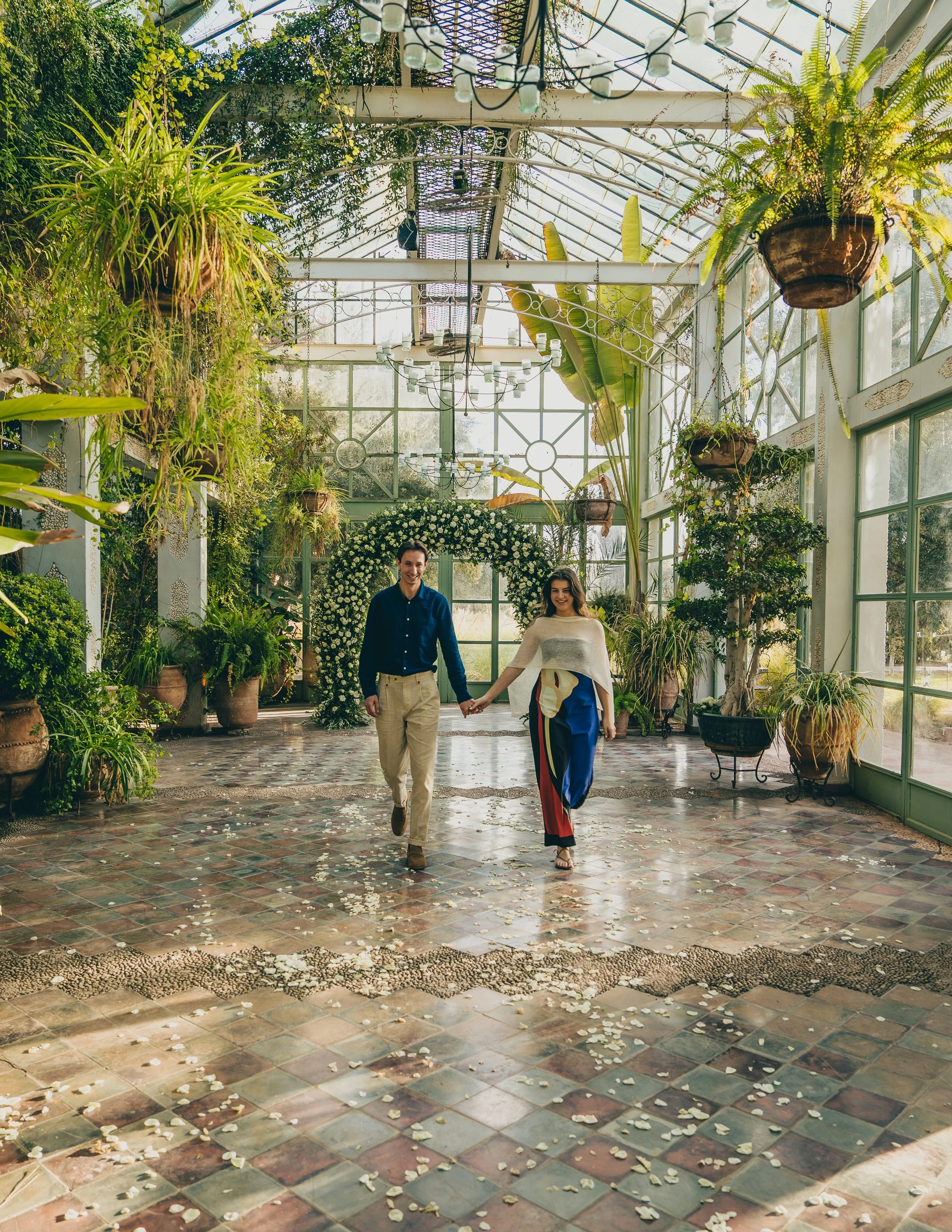 Capture your love story with a romantic couple or proposal photoshoot in Marrakech.