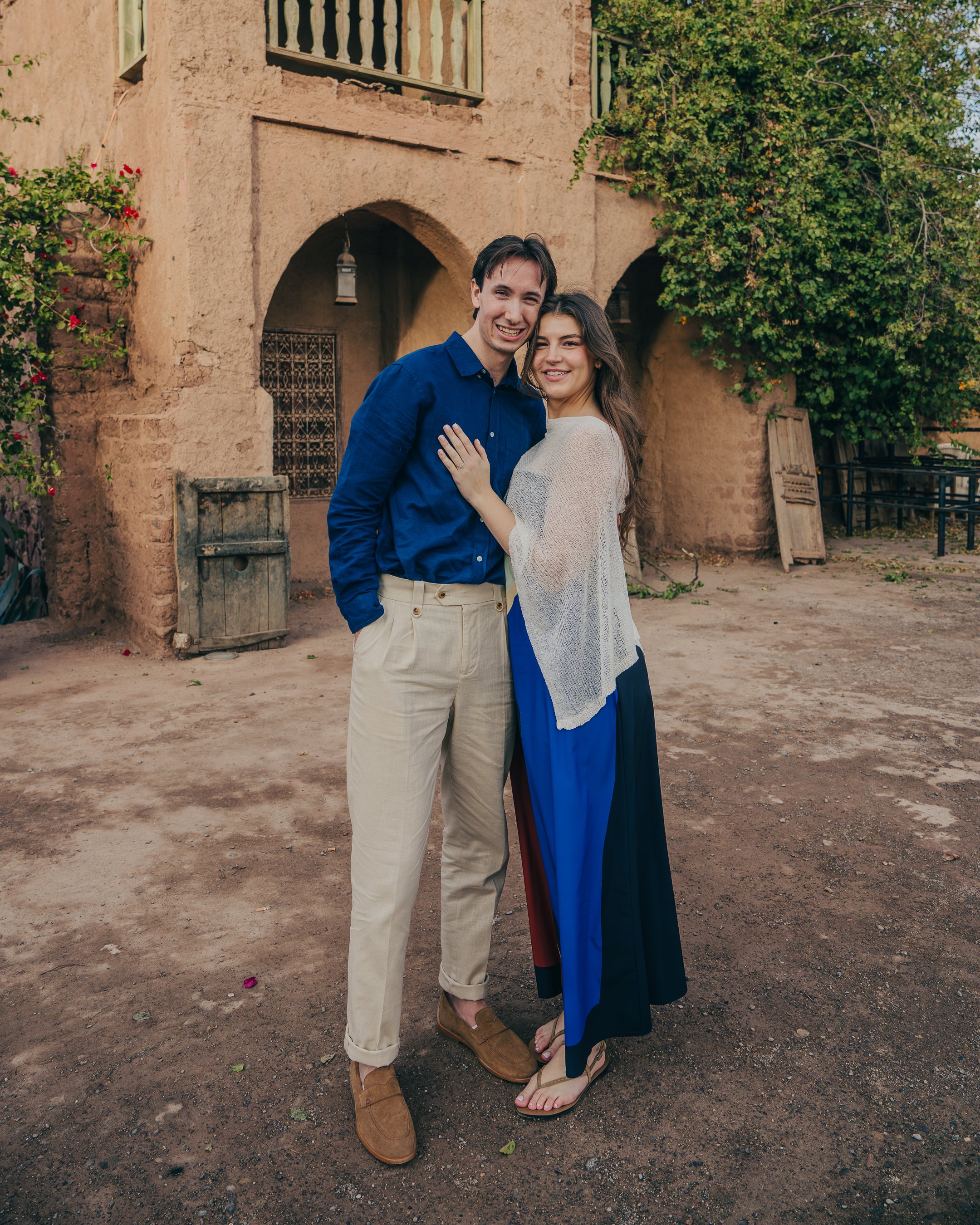 Capture your love story with a romantic couple or proposal photoshoot in Marrakech.