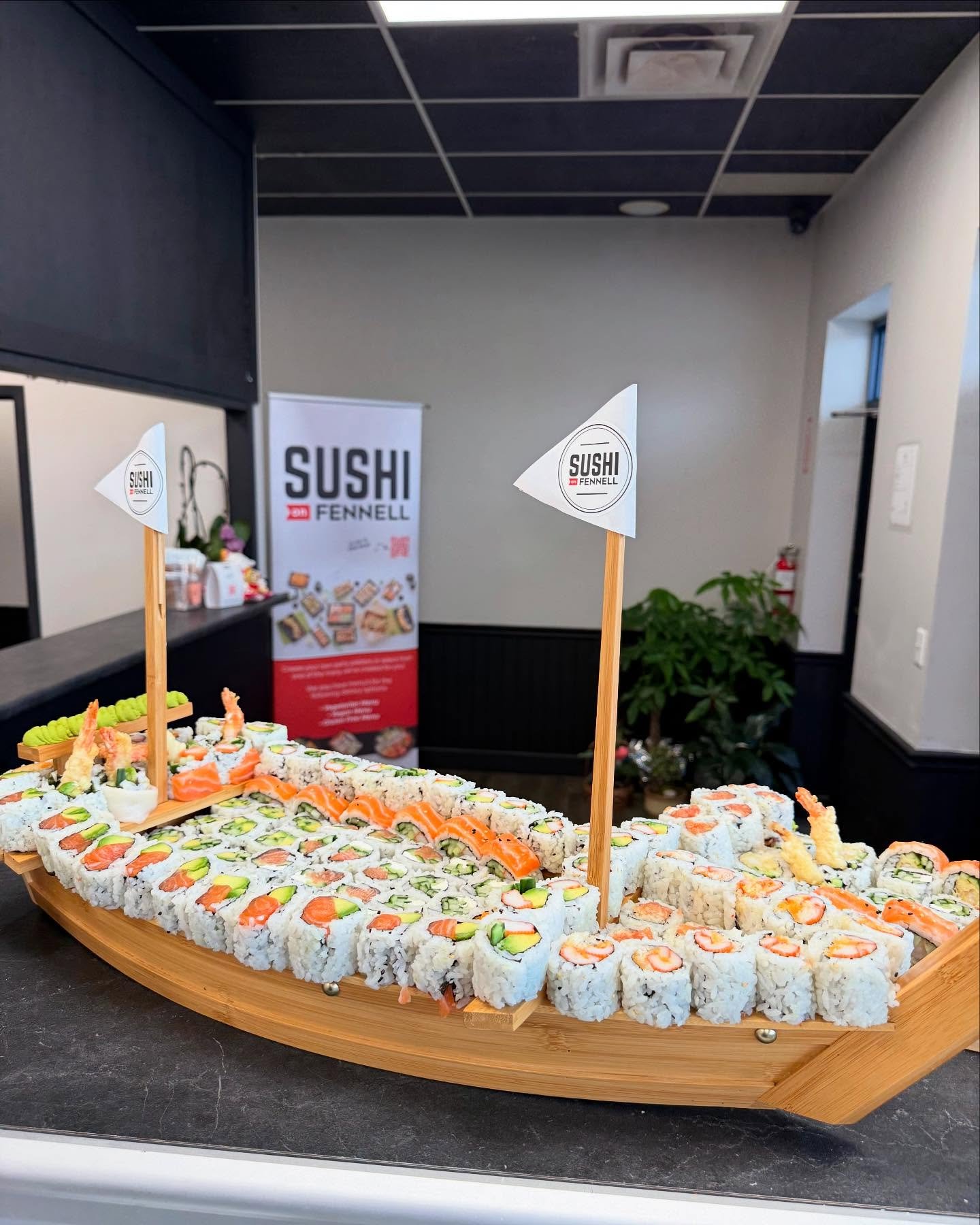 Sunshine, good vibes, and sushi made to impress! Our signature boats and towers come fully loaded, sailing with the SushiOnFennell flag 🏁🛥️