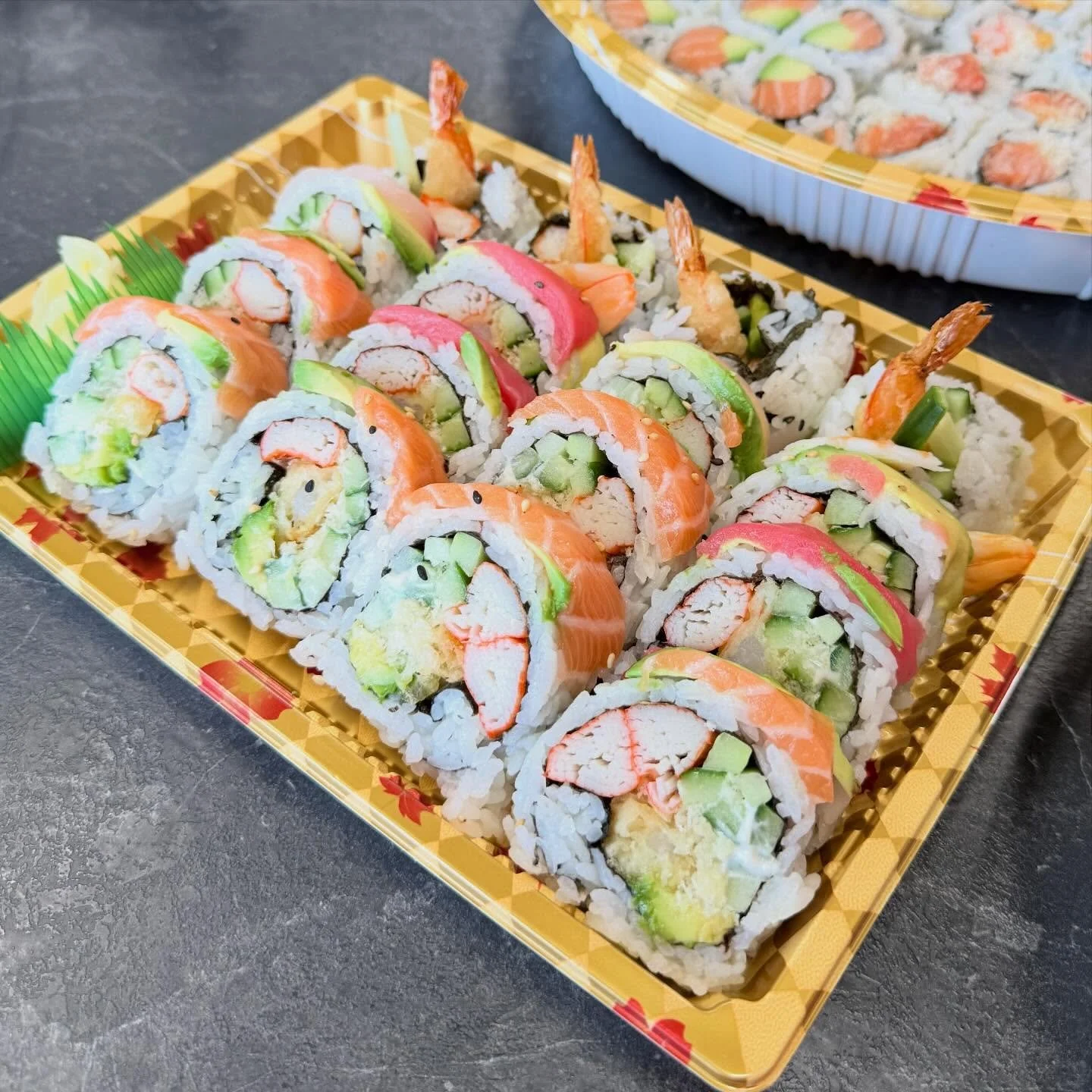 Double Rainbow Dragon 🌈🐉 

Order online ➡️ SushiOnFennell.com

HM &mdash; 669 Fennell Ave E
SC &mdash; 277 Upper Centennial Pkwy
BF &mdash; 71 Charing Cross

Delivery on UberEats 🚗