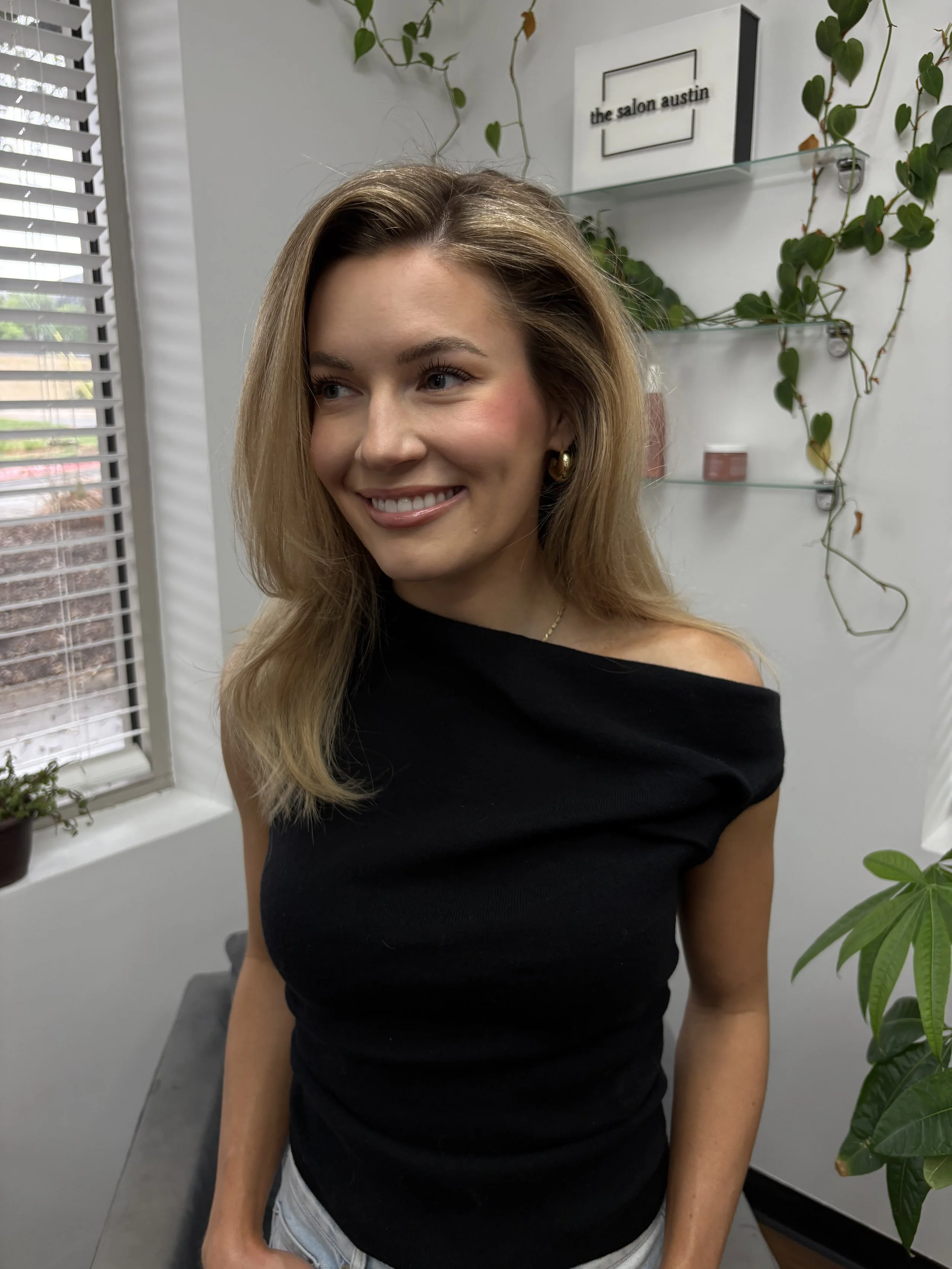 What a difference adding some depth to her look did!