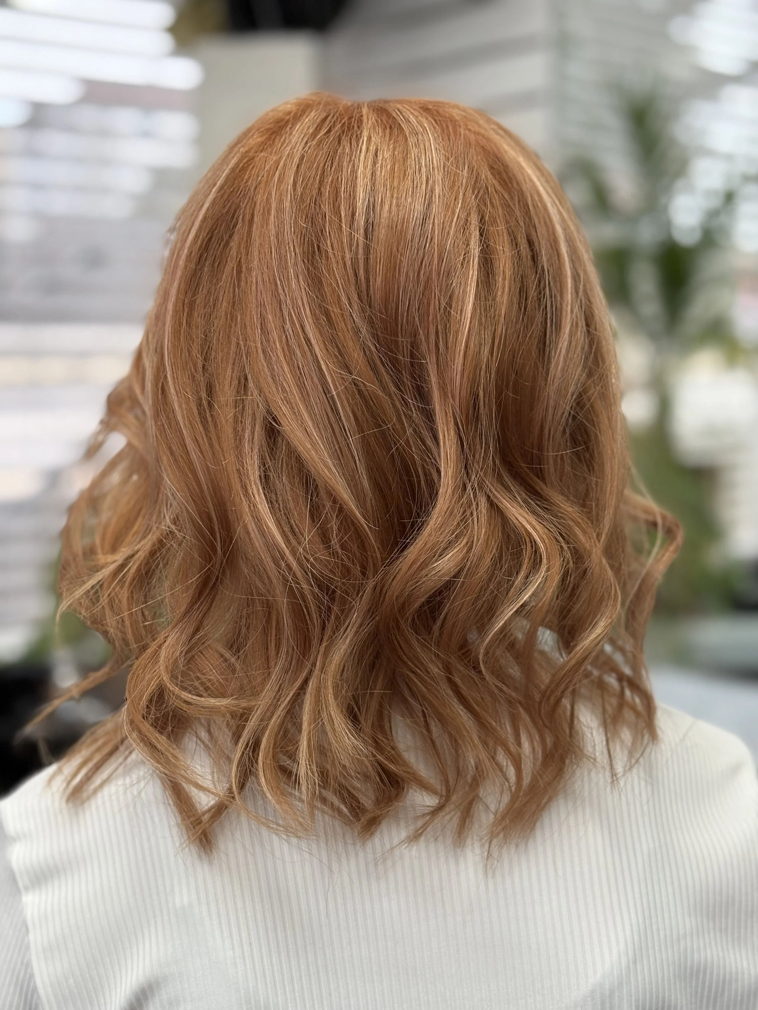 Copper balayage is the focus of Jenna's upcoming global education tour. The Salon Austin is the go to hair salon for red heads in Texas.