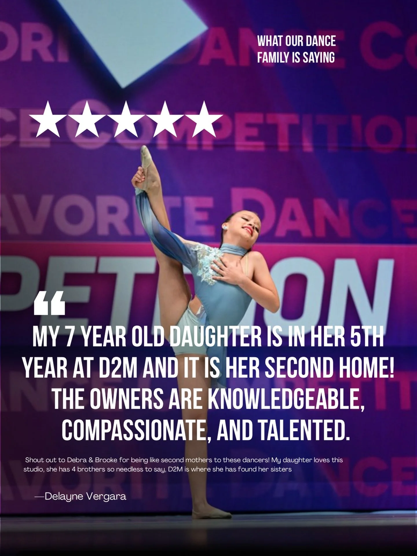 There is no greater compliment than hearing our dance families say D2M feels like a second home. 🤍