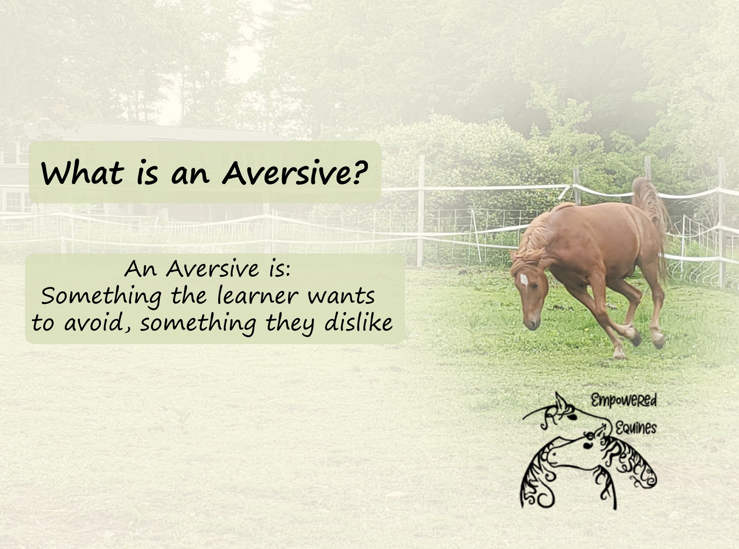 When is it aversive?