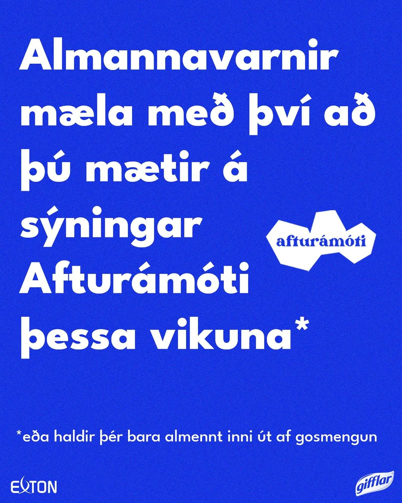 A T H ! 

Kaupi&eth; ykkur leikh&uacute;smi&eth;a lausa vi&eth; gosmengun &aacute; Afturamoti.is
