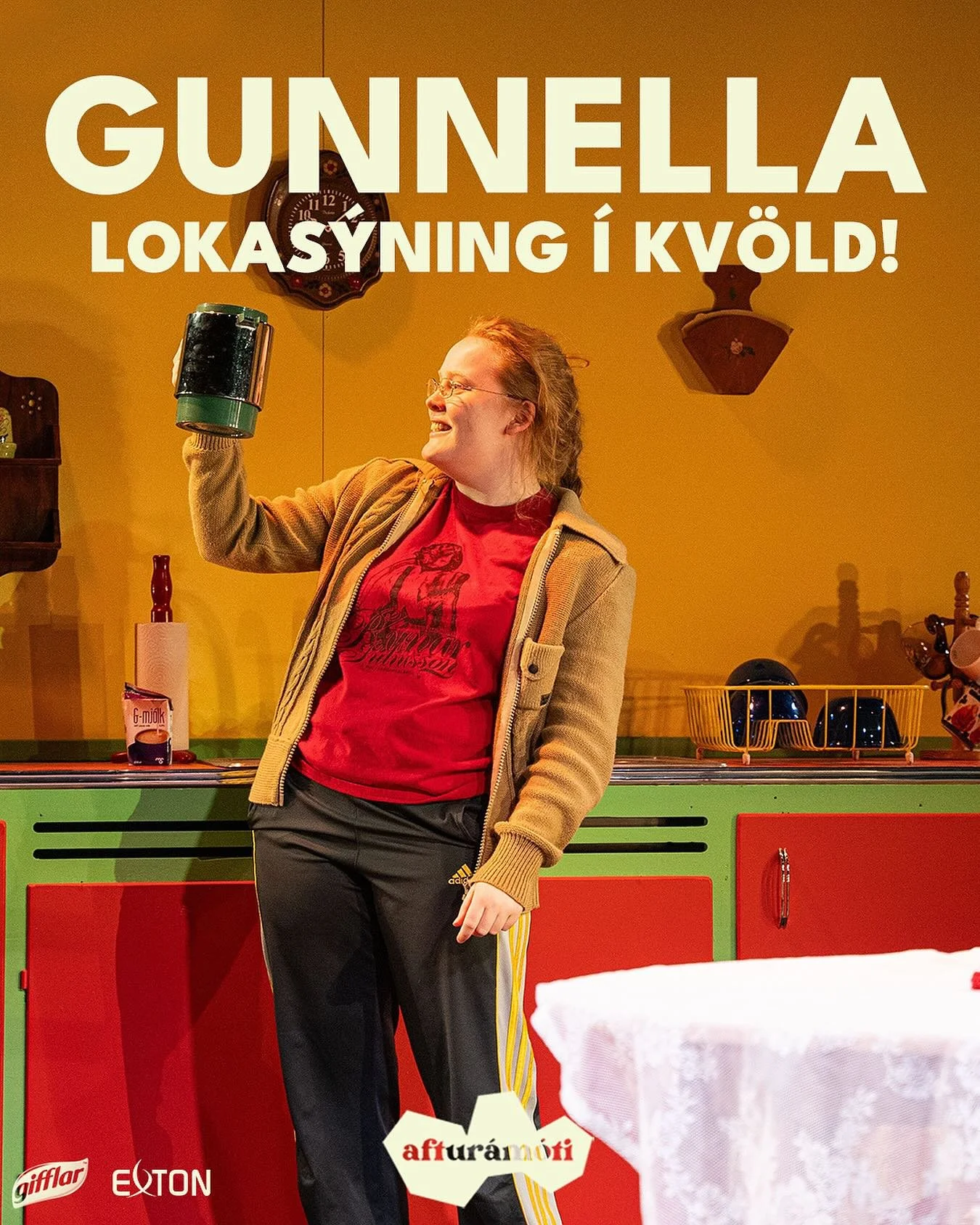 LOKAS&Yacute;NING GUNNELLU &Iacute; KV&Ouml;LD!
&Ouml;rf&aacute;ir mi&eth;ar eftir &aacute; tix.is