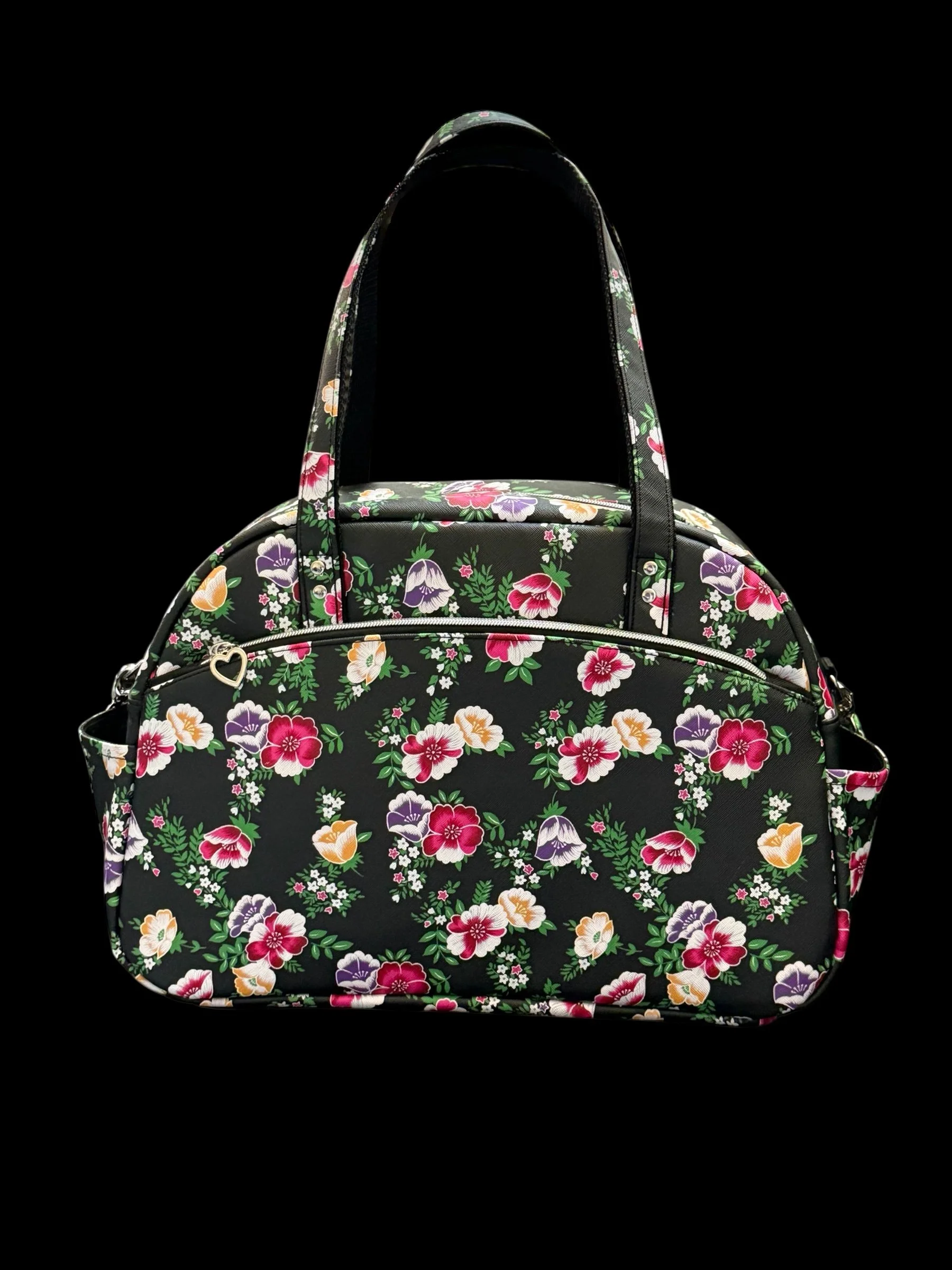 Travel Weekender Bag-Black Poppy