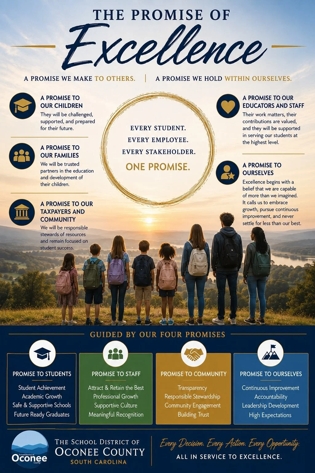 SDOC Board of Trustees and Superintendent Announce “Promise of Excellence” Vision