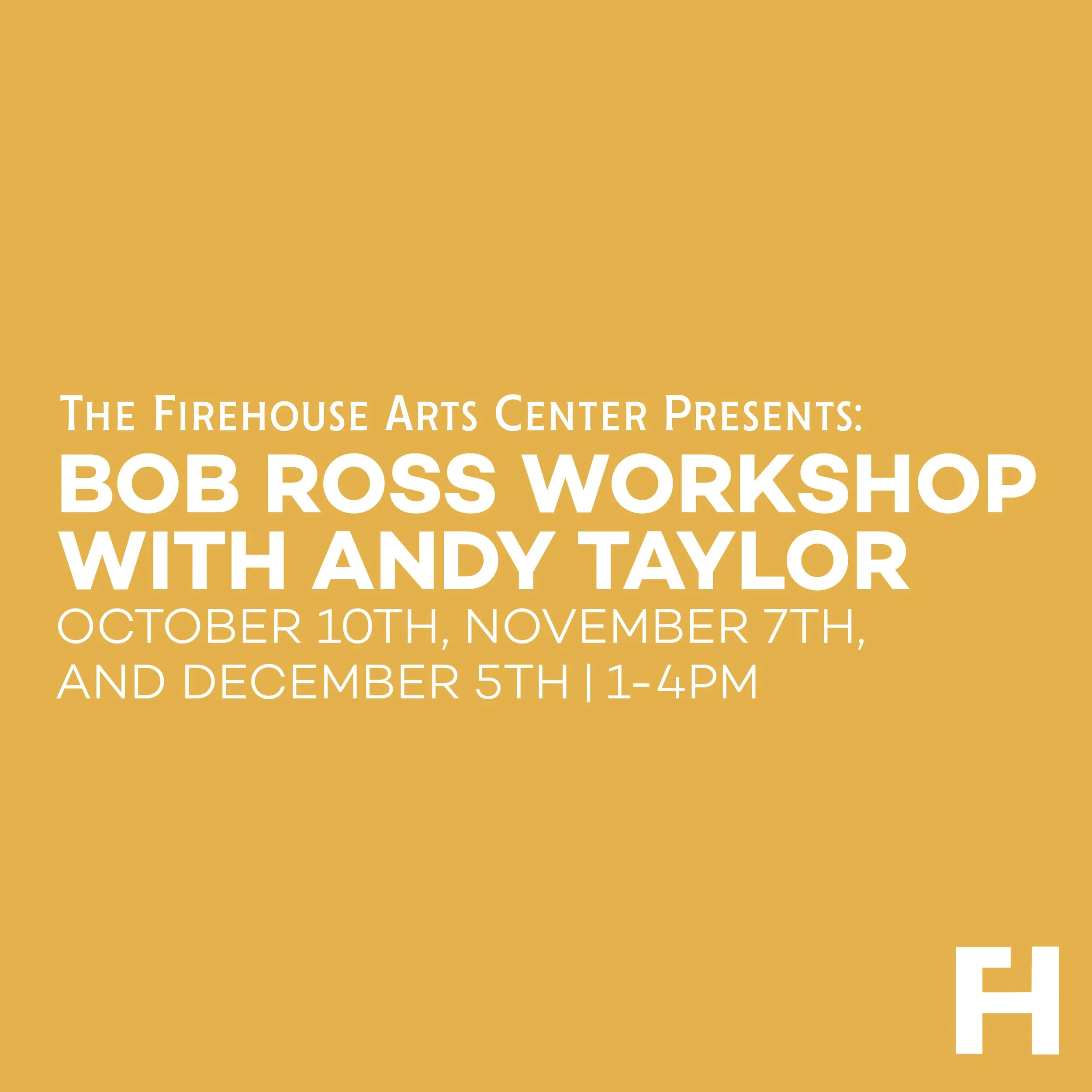 Bob Ross®️ Workshop with Andy Taylor 