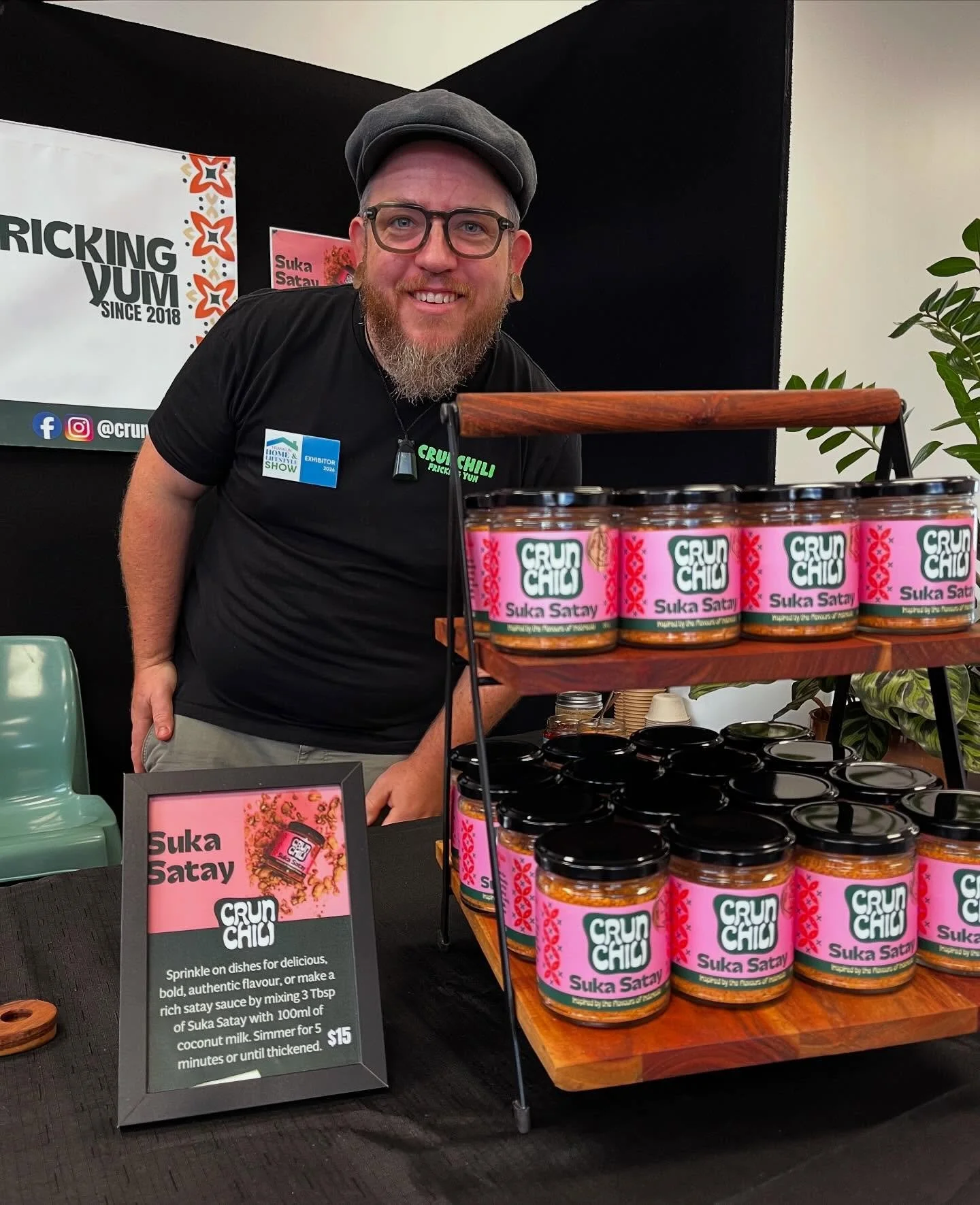 If your pantry is boring, we can fix that.
Find us at the Franklin Home Show today &amp; tomorrow. 🌶️🤤😎