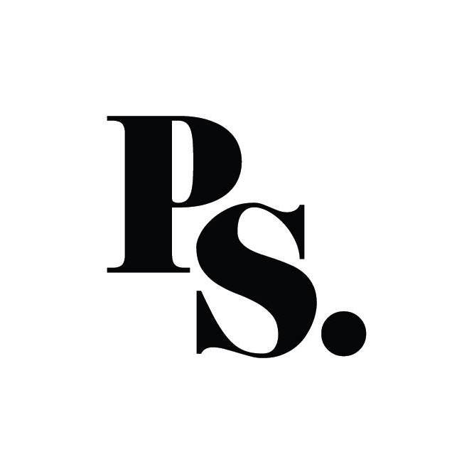 Black text 'Ps.' on a white background with stylized font.