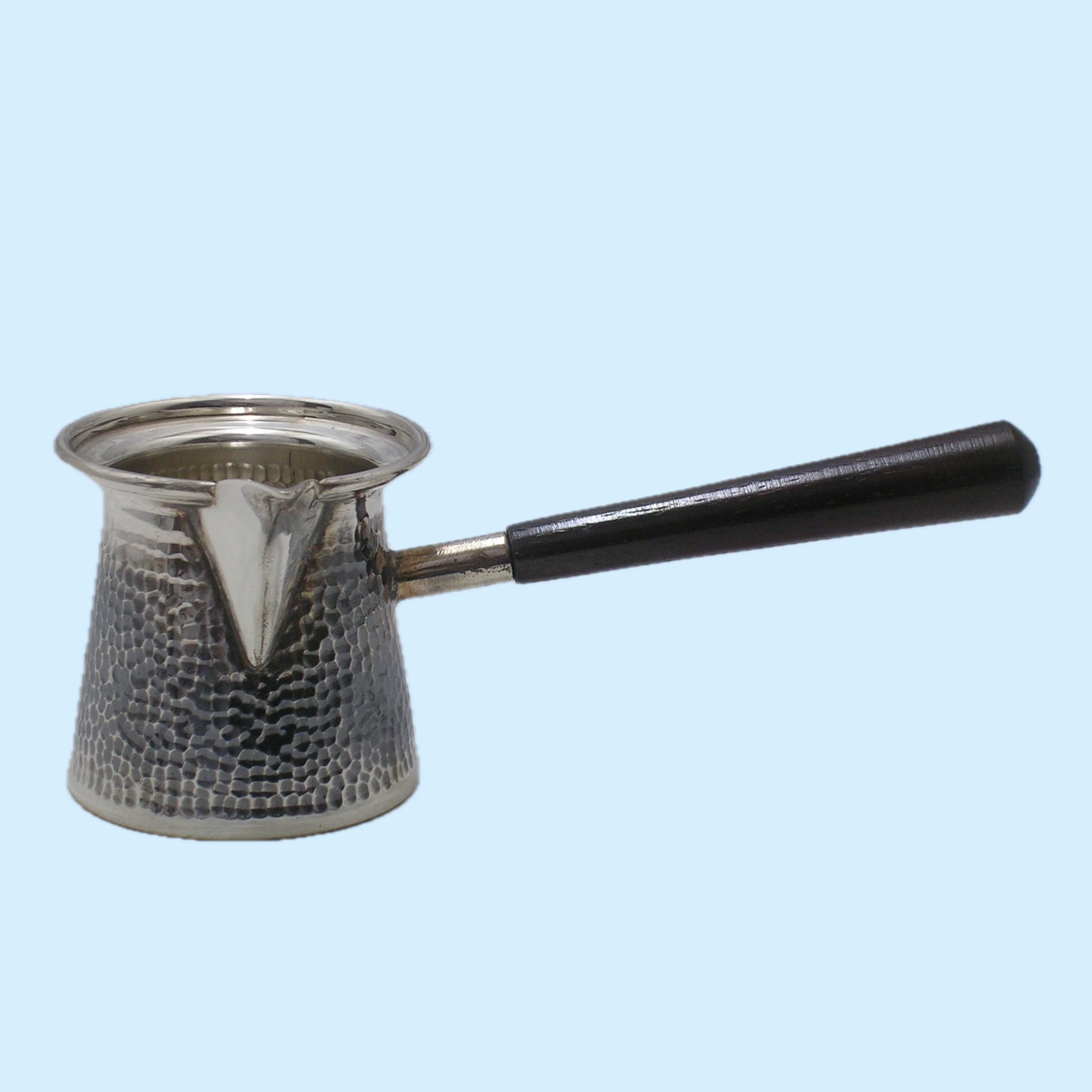 925 Sterling Silver Coffee Pot with a Dented Pattern.jpg